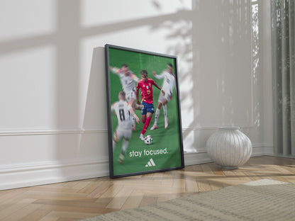 Lamine Yamal 'Stay Focused' Poster