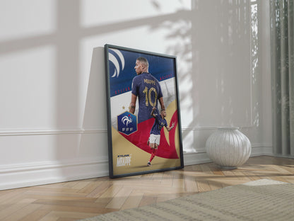Kylian Mbappe 'France' Poster