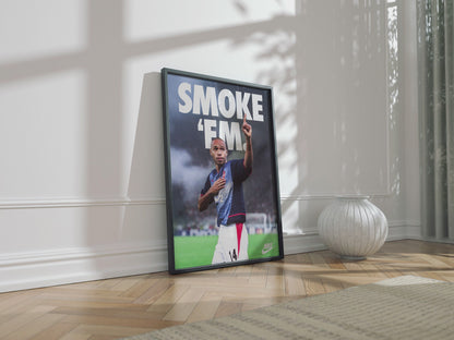 Thierry Henry 'Smoke 'Em' Poster