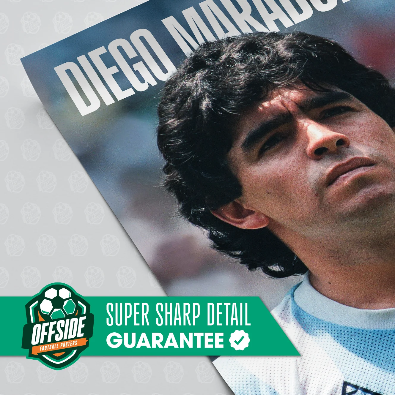 Diego Maradona 'Portrait' Poster - Image 3