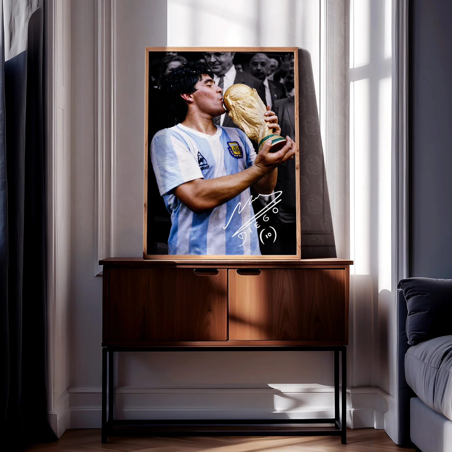 Diego Maradona 'Signature' Poster - Image 2