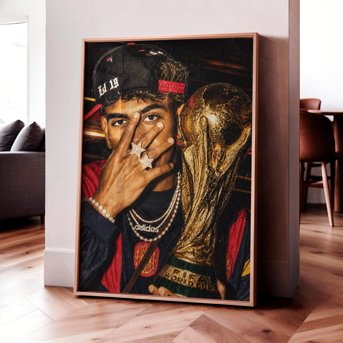 Lamine Yamal 'Vintage World Cup' Poster