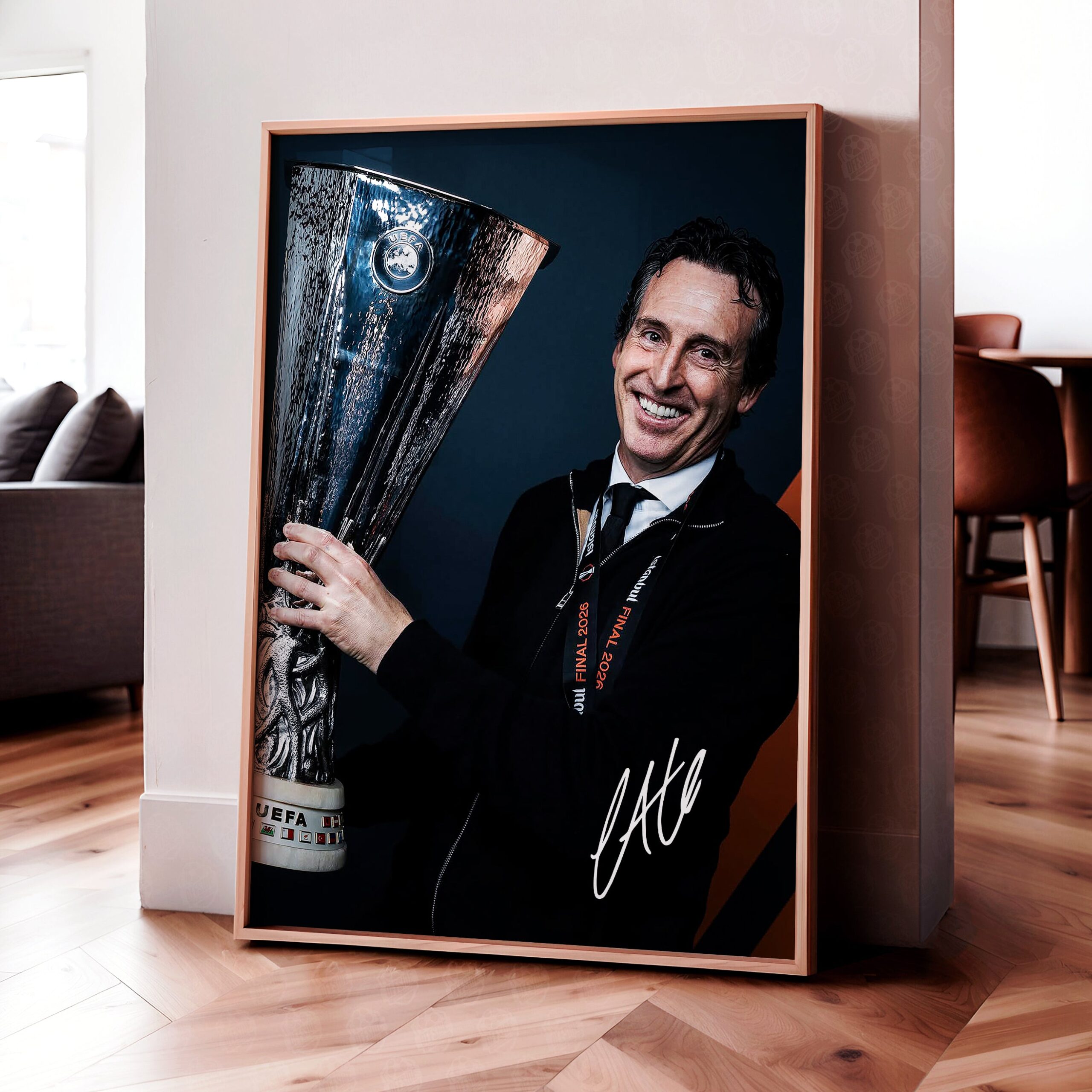 Unai Emery 'UEL Champion' Poster