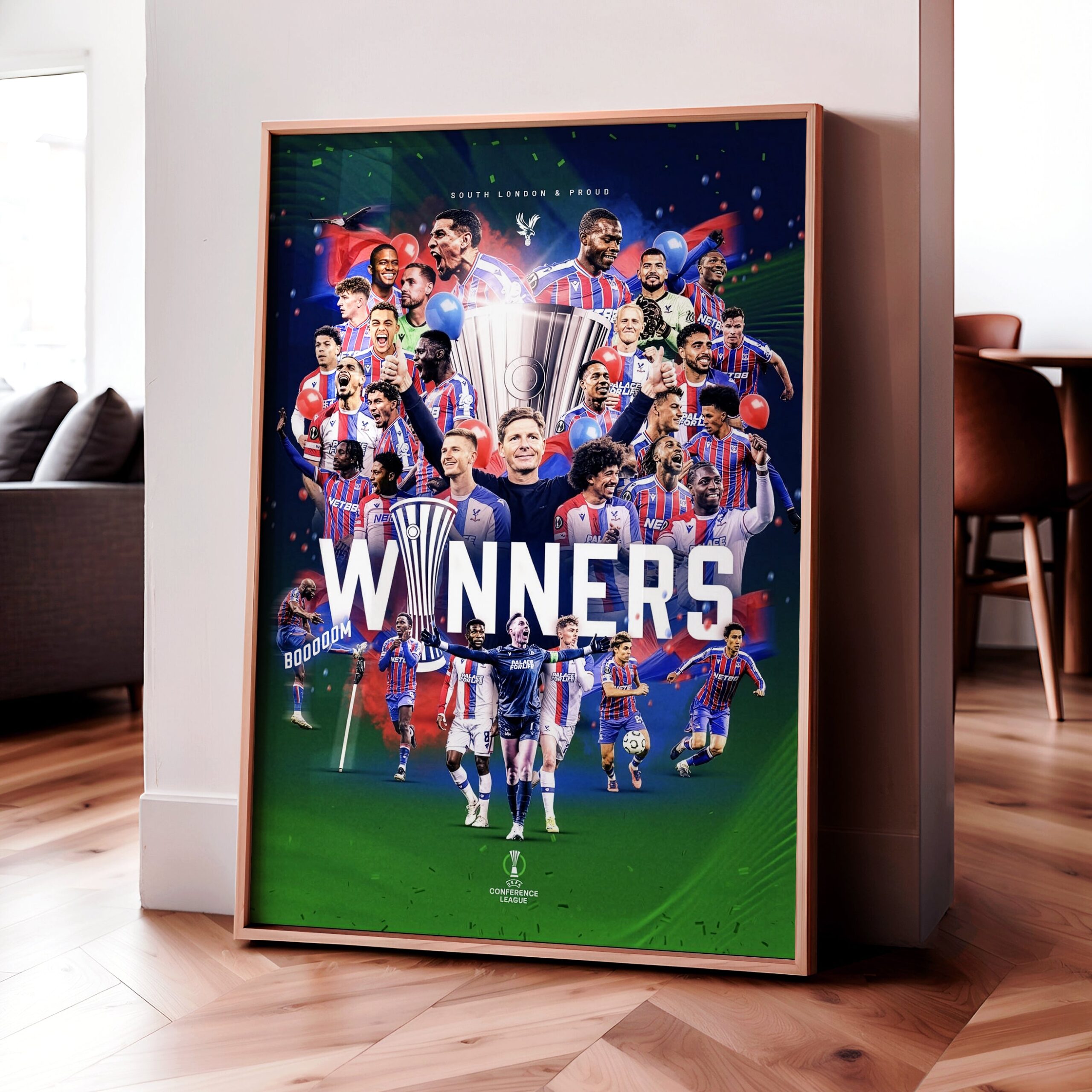 Crystal Palace 'Conference League Winners' Poster