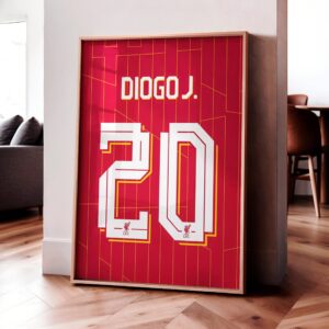 Diogo Jota Jersey Poster