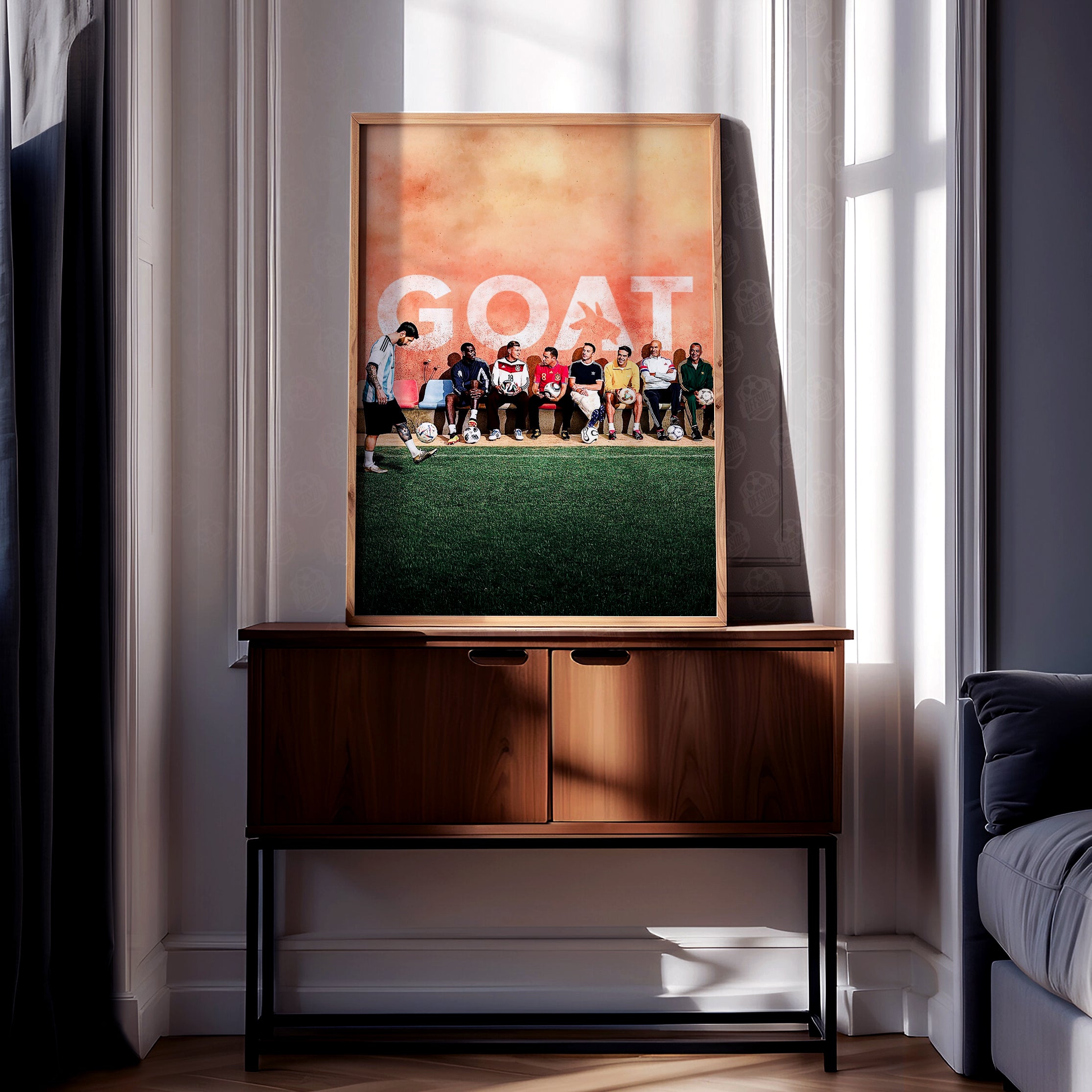 Lionel Messi 'GOAT' Poster - Image 2
