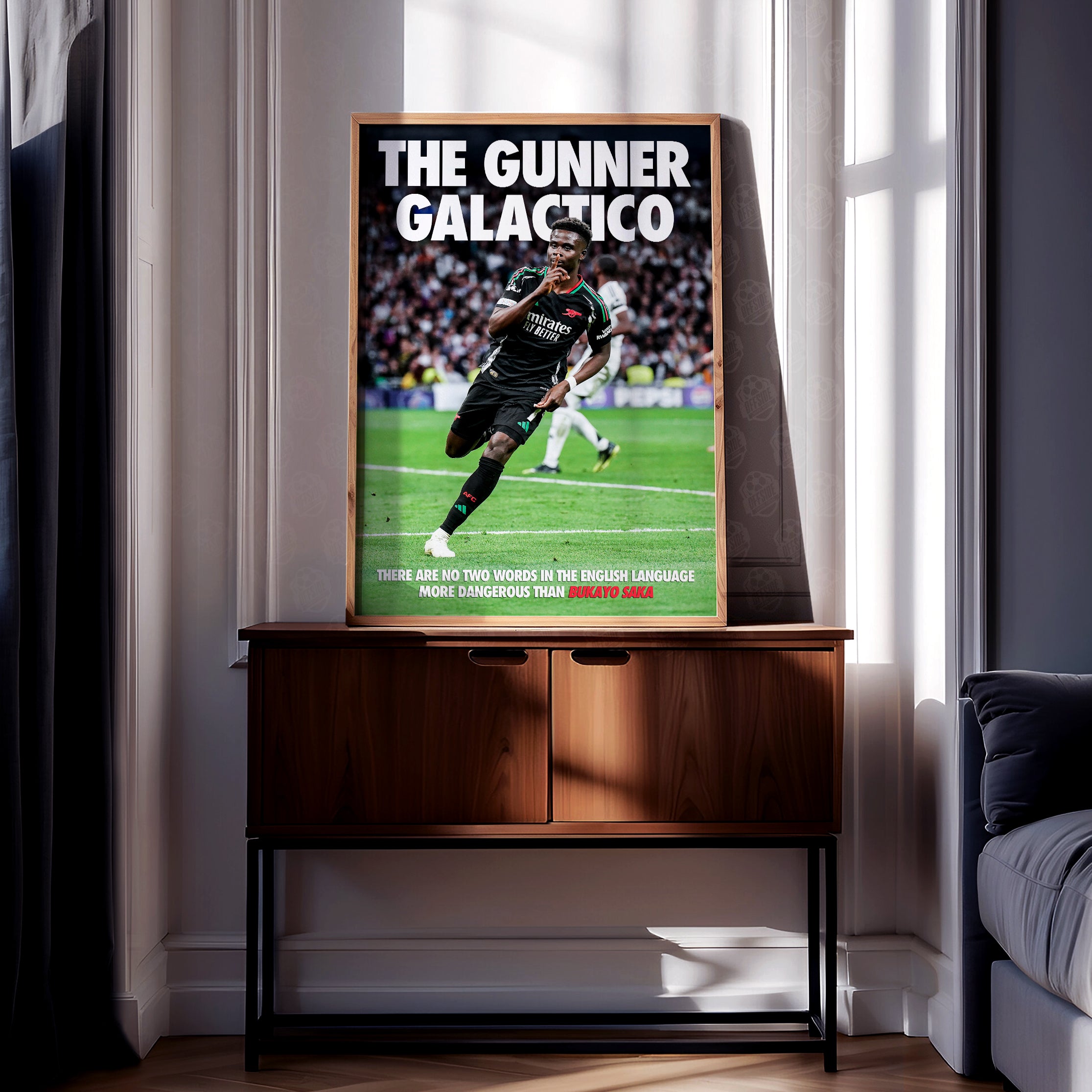 Bukayo Saka 'Gunner Galactico' Poster - Image 2