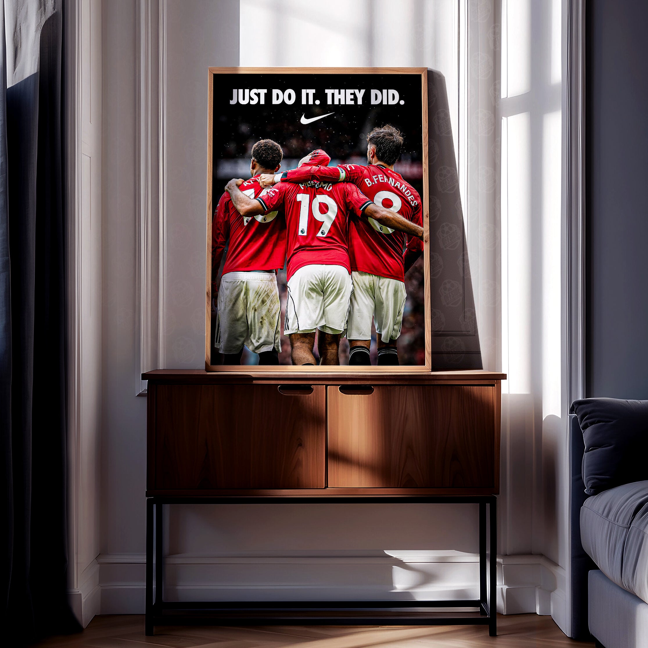 Bruno Fernandes, Amad Diallo, Bryan Mbeumo Poster - Image 2
