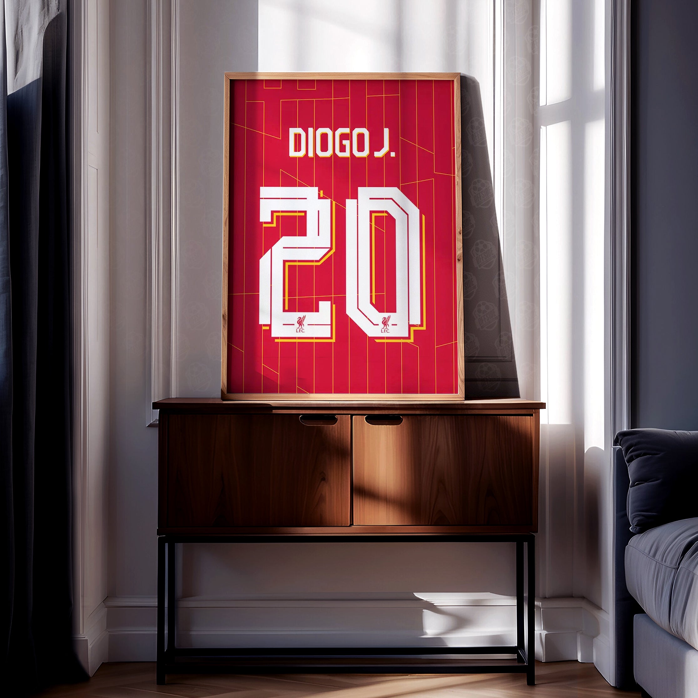 Diogo Jota Jersey Poster - Image 2