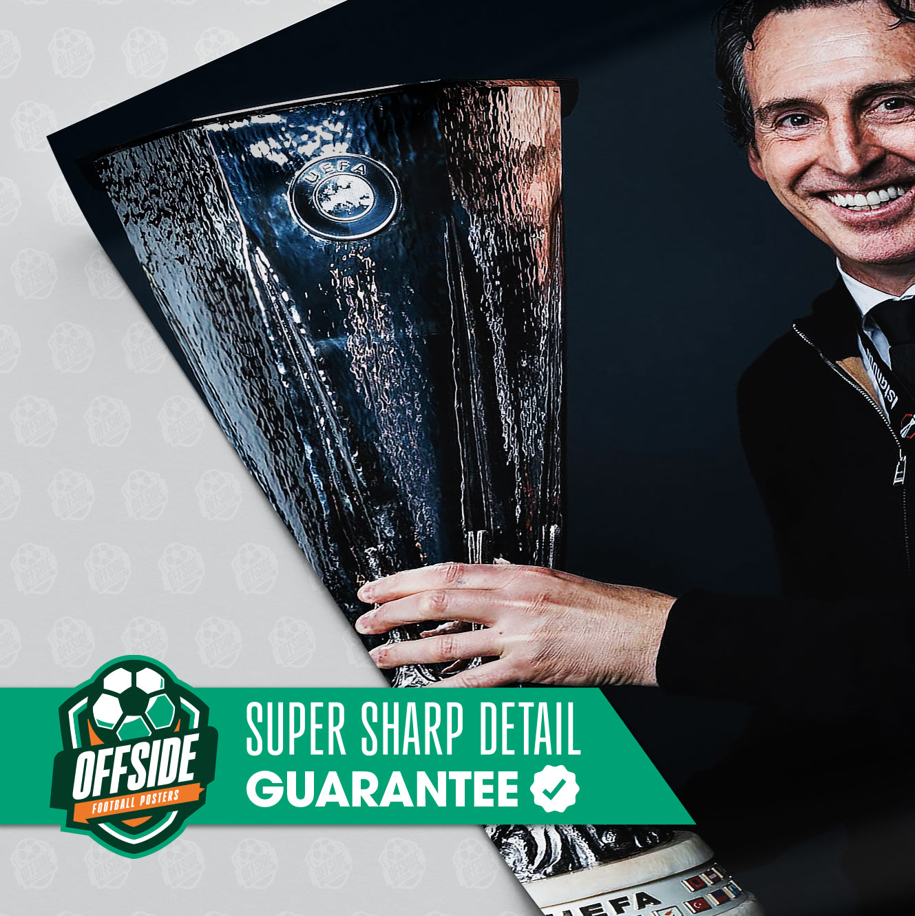 Unai Emery 'UEL Champion' Poster - Image 3