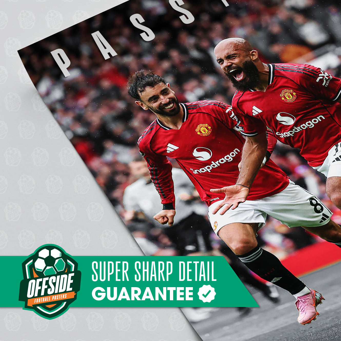 Bruno Fernandes & Bryan Mbeumo 'Passion' Poster - Image 3