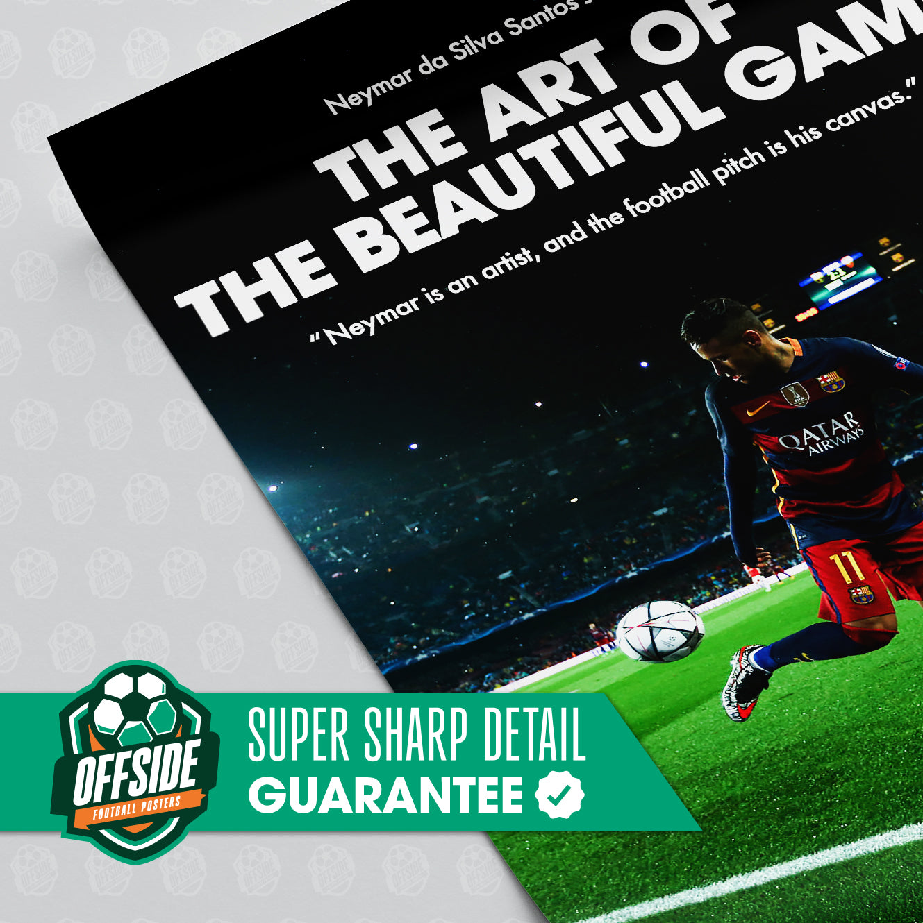 Neymar 'The Beautiful Game' Poster - Image 3