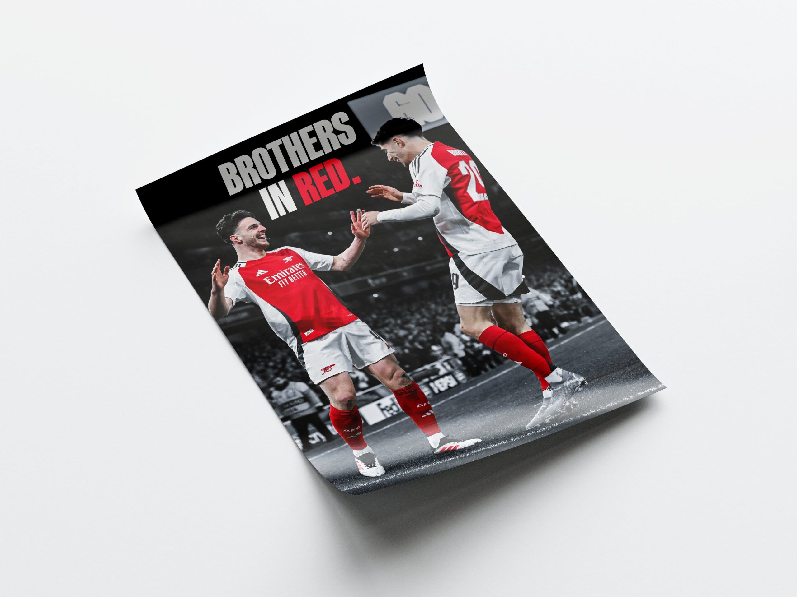 Rice & Havertz 'Brothers In Red' Poster - Image 4