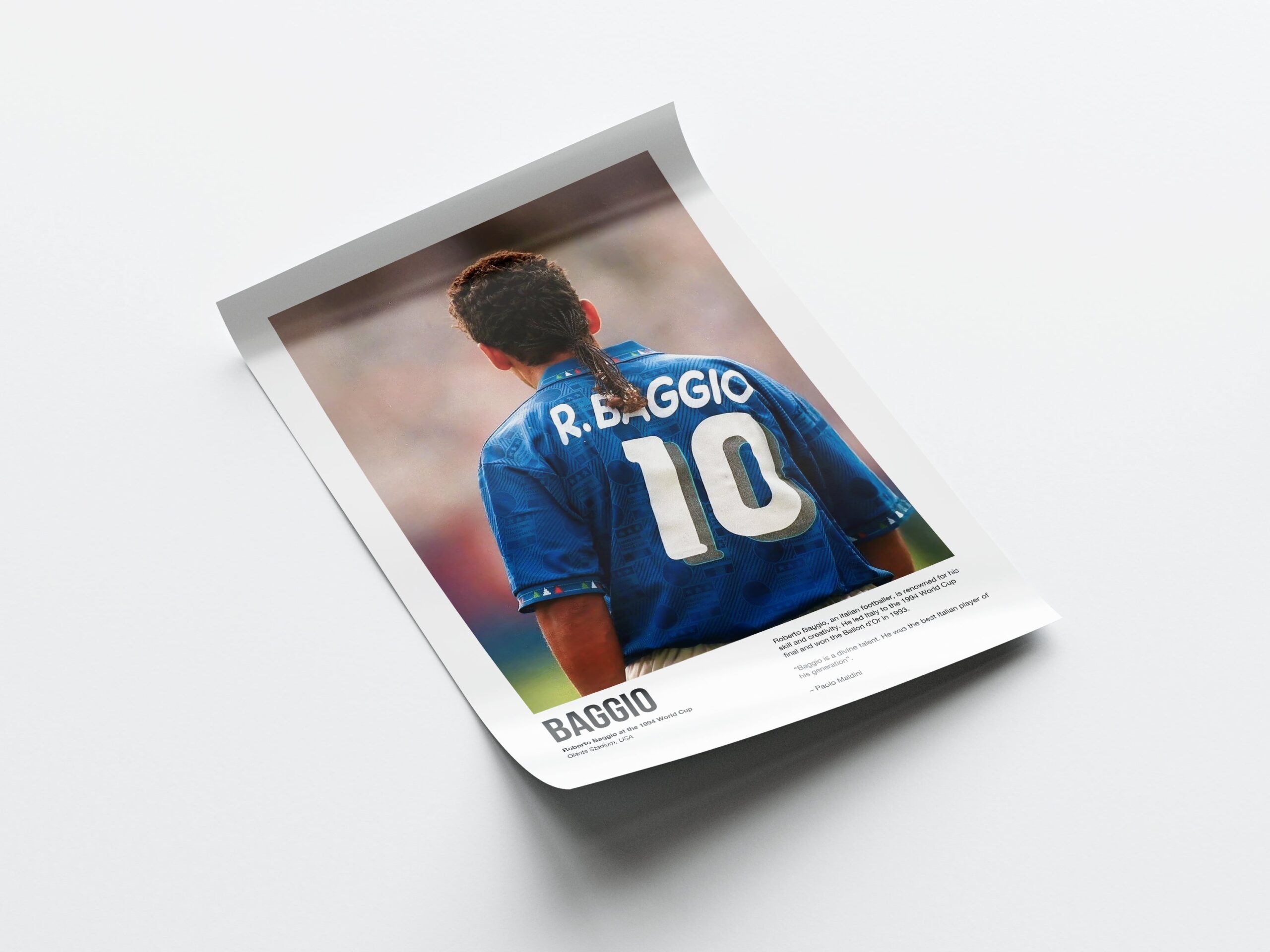 Roberto Baggio Poster - Image 4