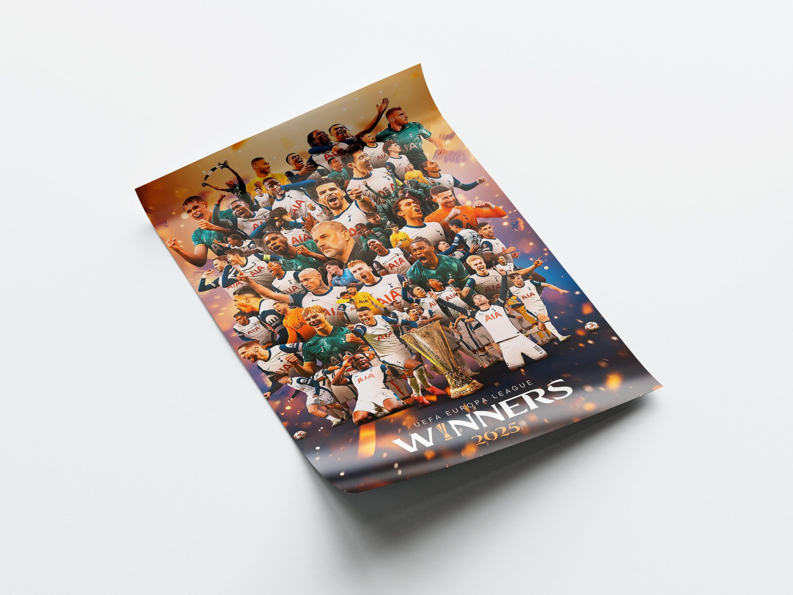 Spurs Europa League Winners Poster - Image 4