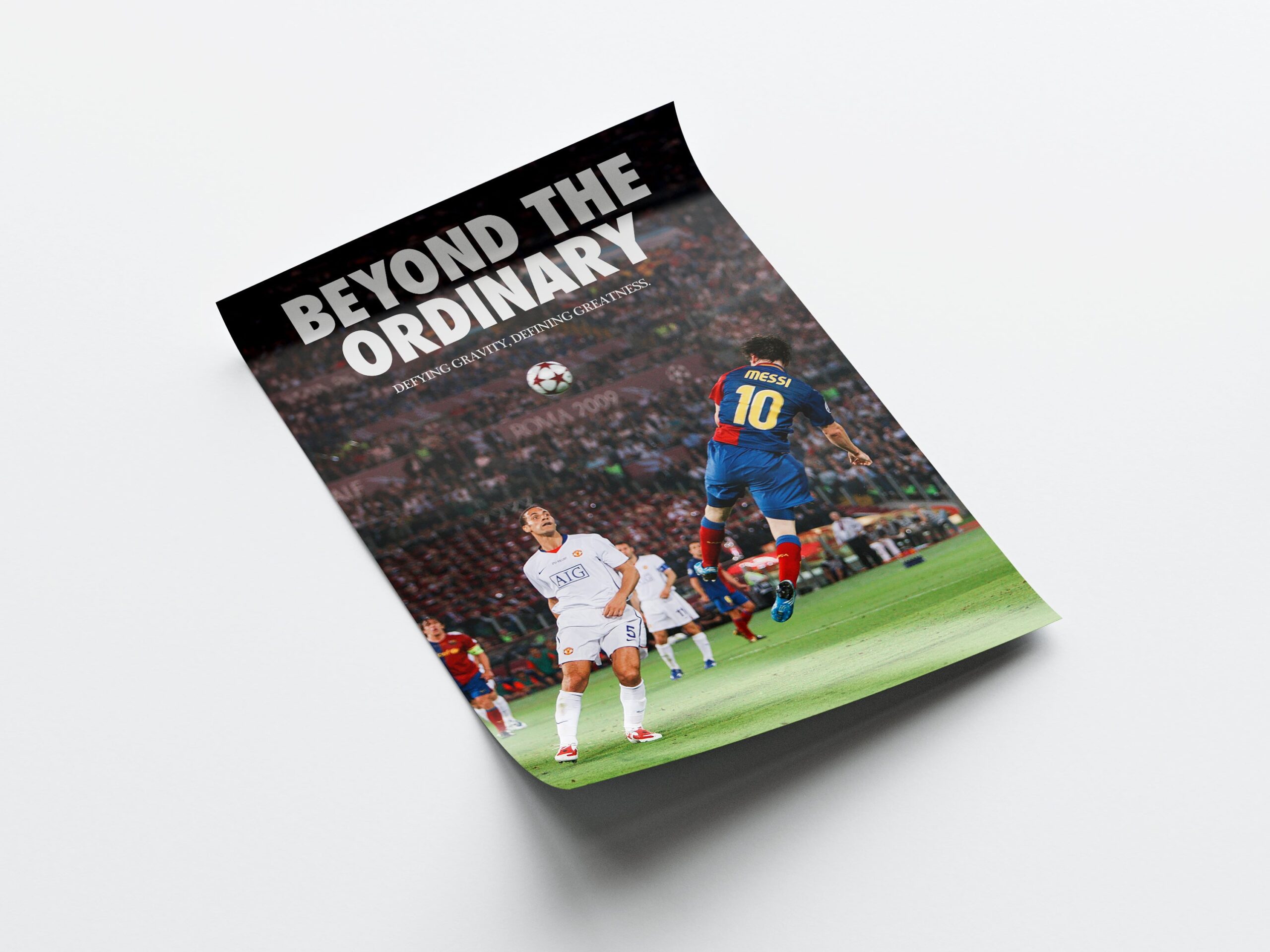 Lionel Messi 'Beyond The Ordinary' Poster - Image 4
