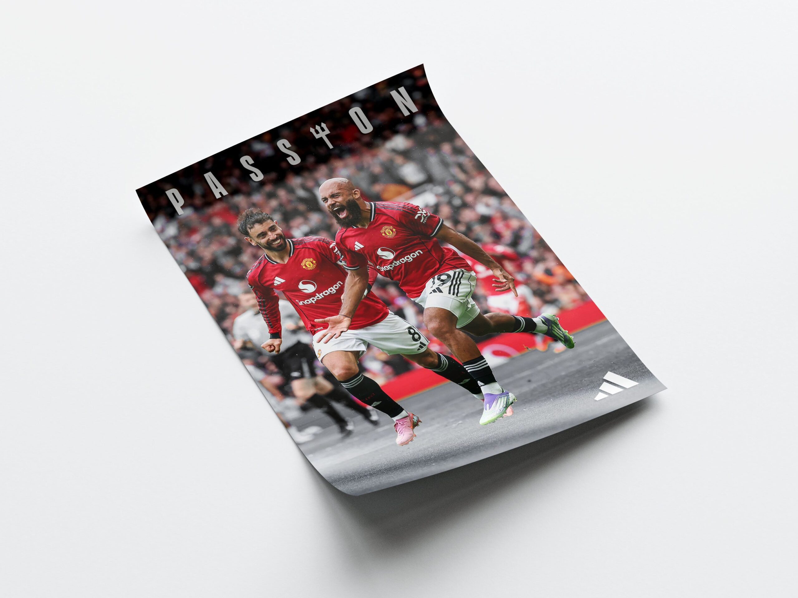 Bruno Fernandes & Bryan Mbeumo 'Passion' Poster - Image 4