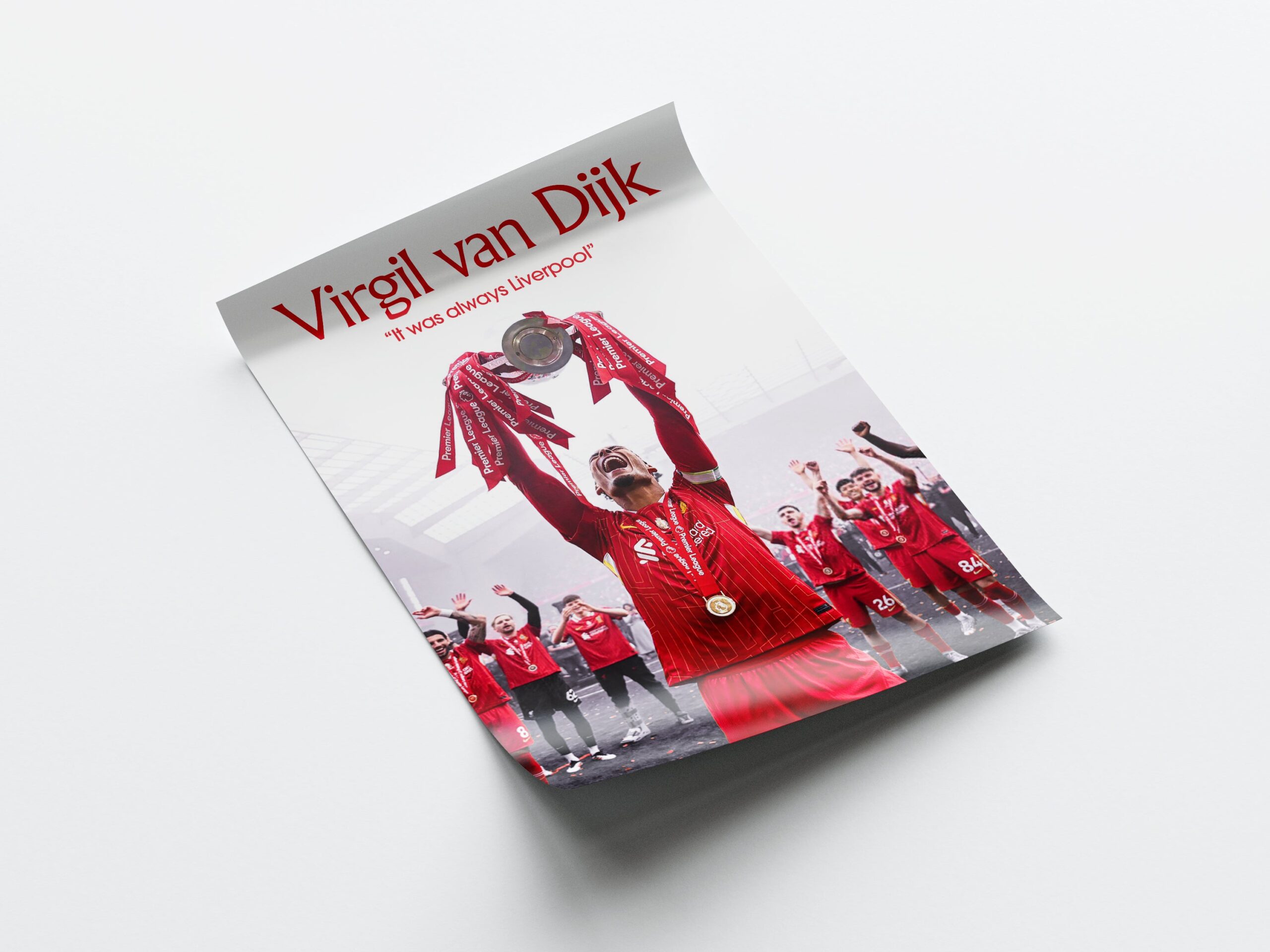Virgil van Dijk 'Always Liverpool' Poster - Image 4