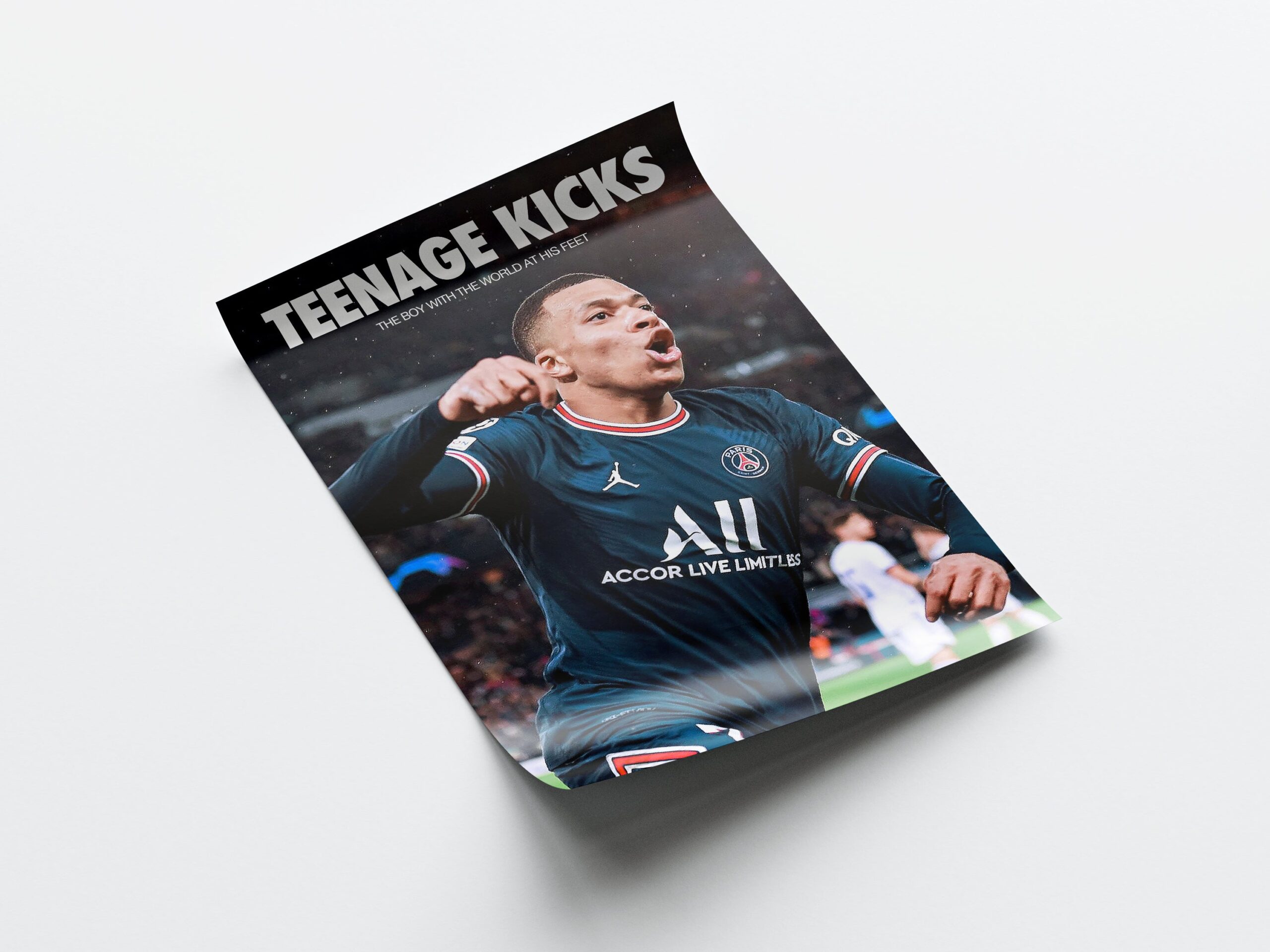 Kylian Mbappe 'Teenage Kicks' Poster - Image 4
