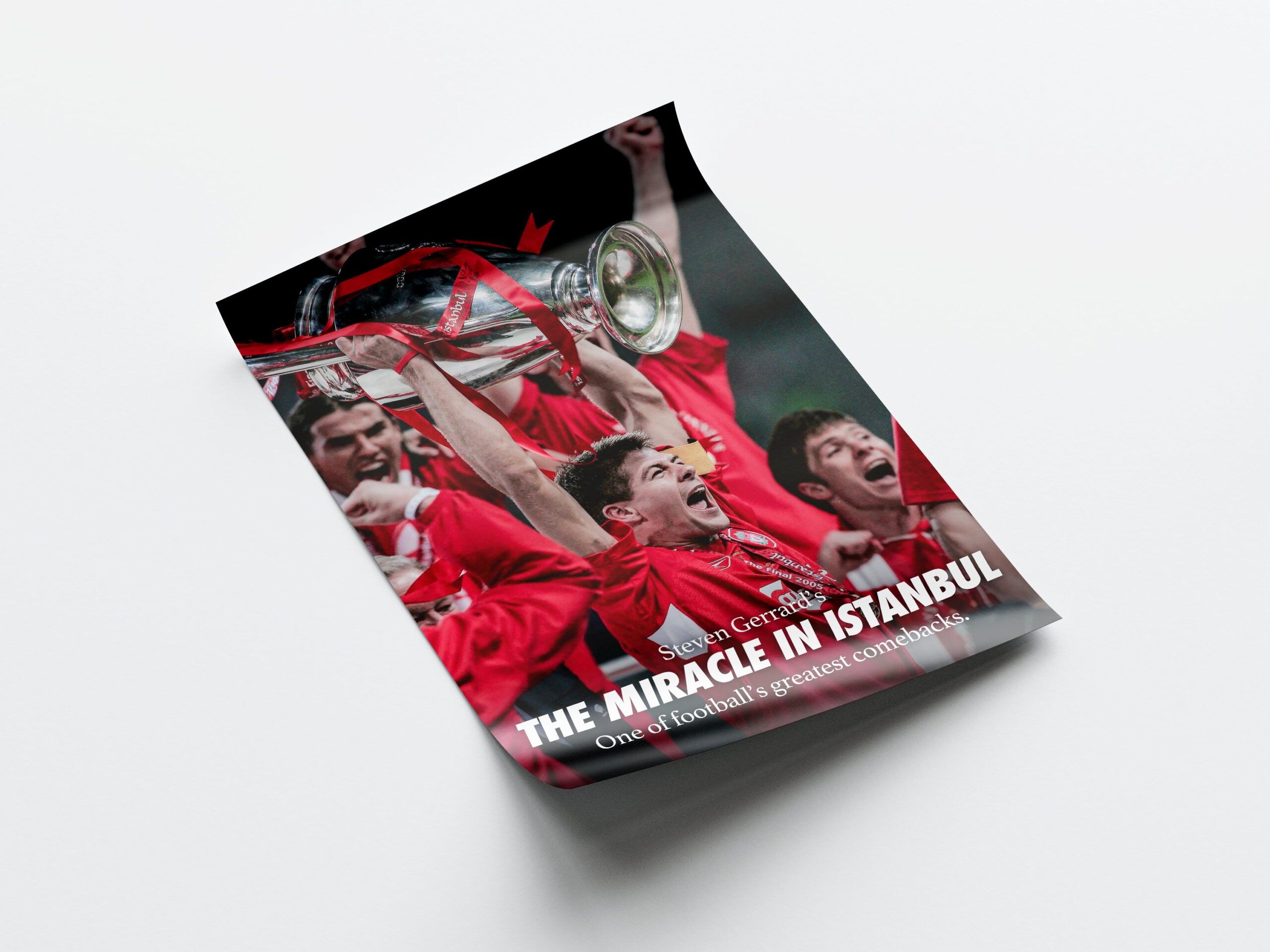 Steven Gerrard 'The Miracle In Istanbul' Poster - Image 4