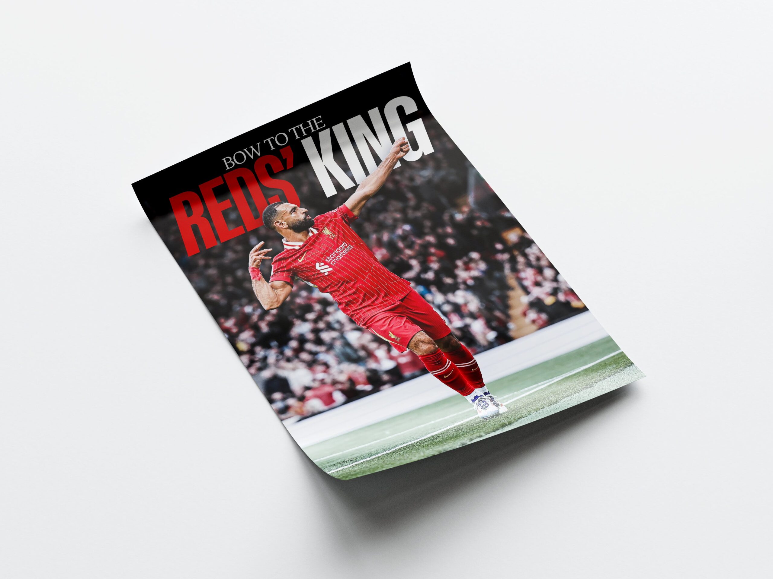 Mo Salah 'Reds' King' Poster - Image 4
