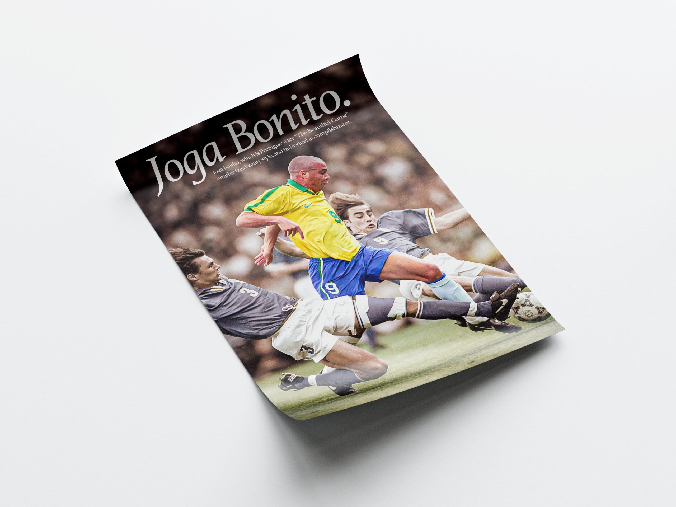 Ronaldo 'Joga Bonito' Poster - Image 4