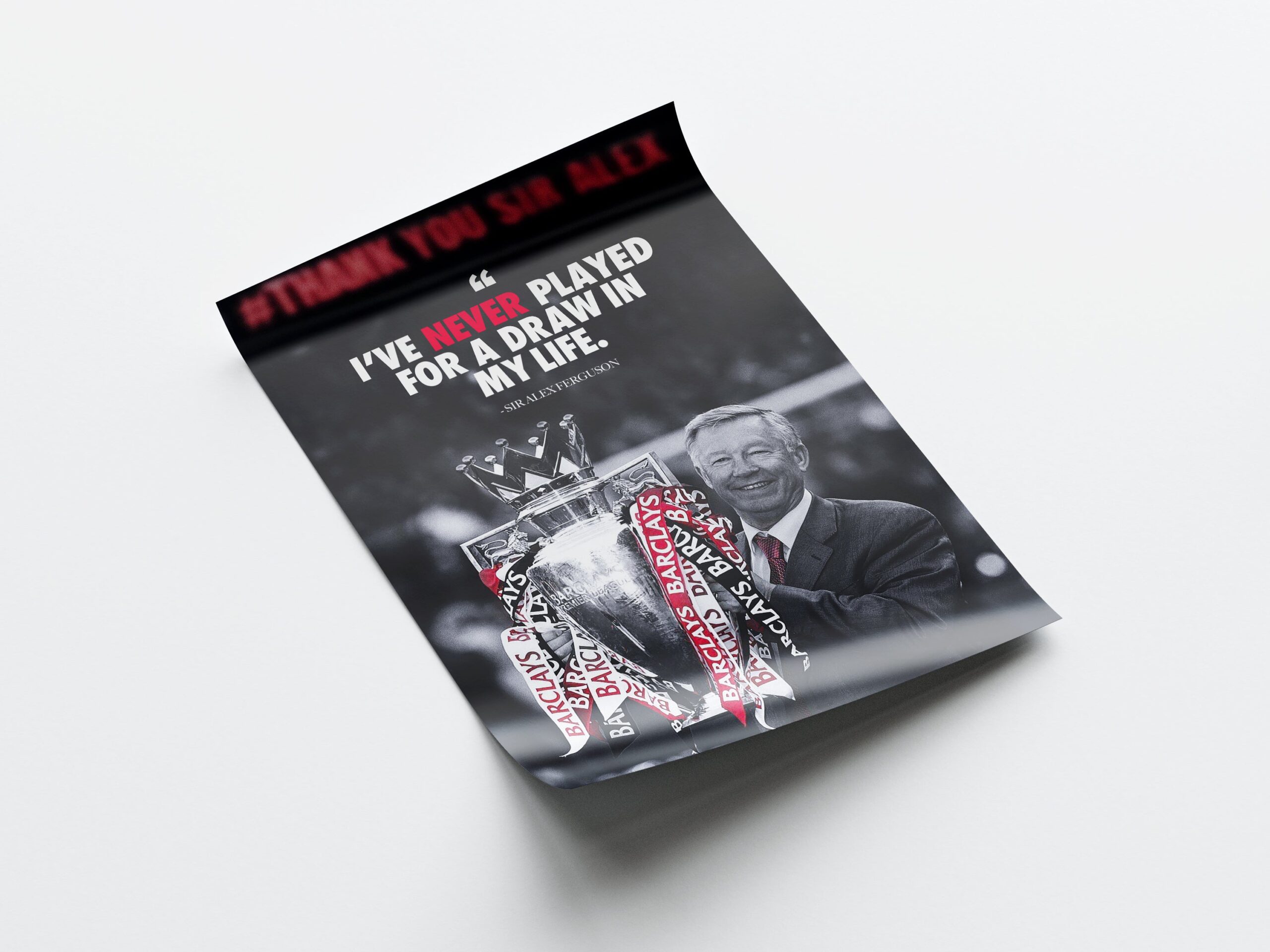 Sir Alex Ferguson Quote Poster - Image 4