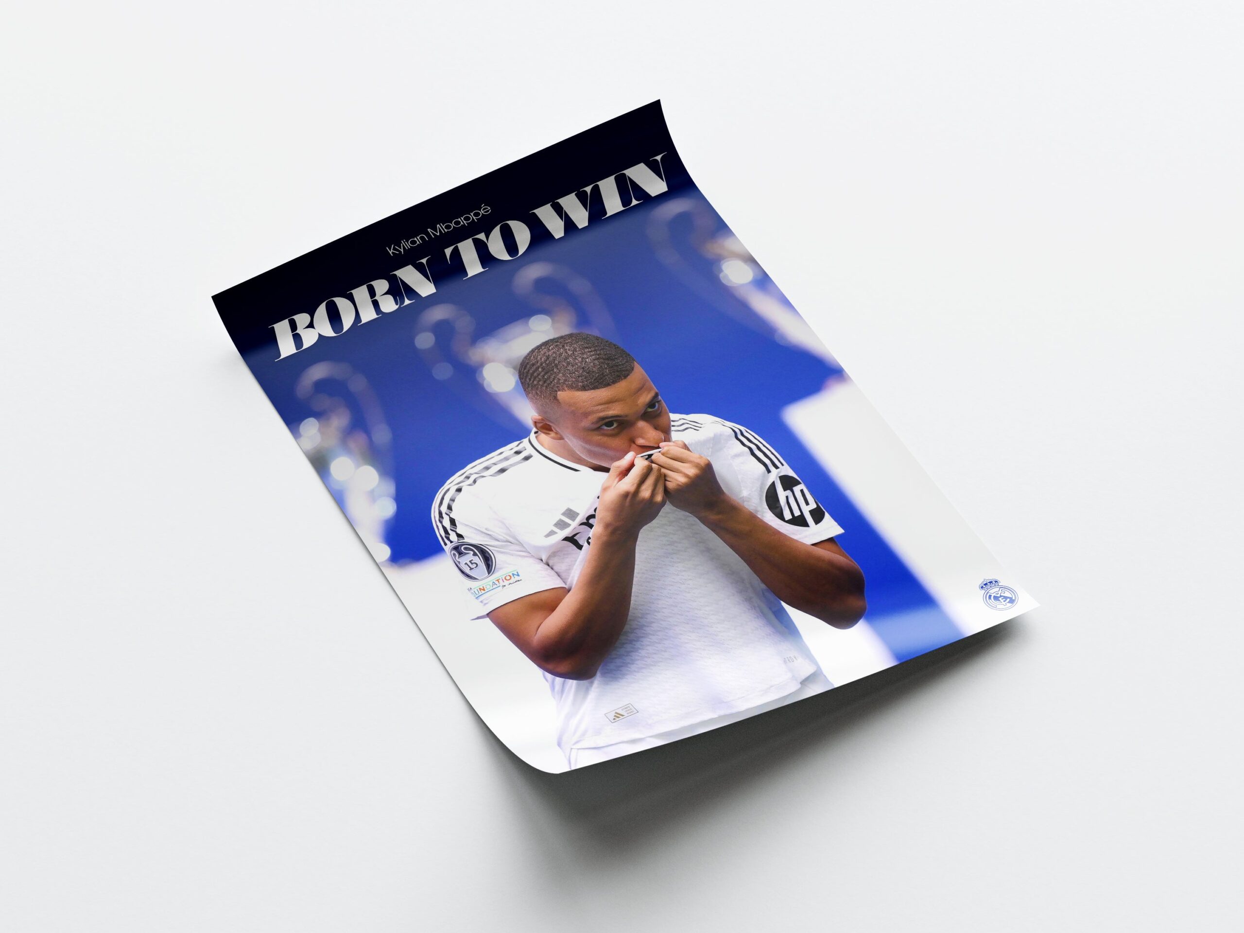 Kylian Mbappe 'Born to Win' Poster - Image 4