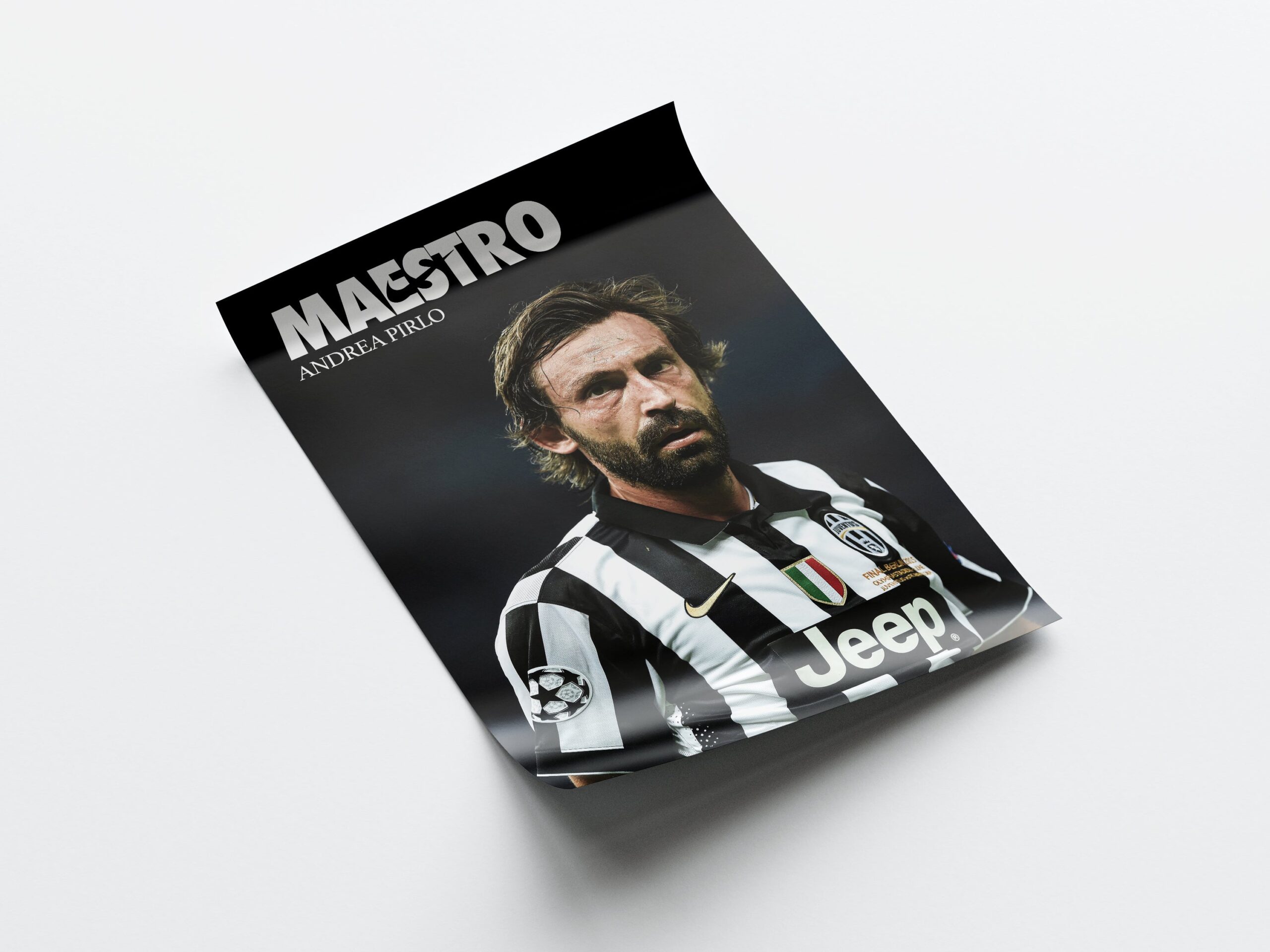 Andrea Pirlo 'Maestro' Poster - Image 4