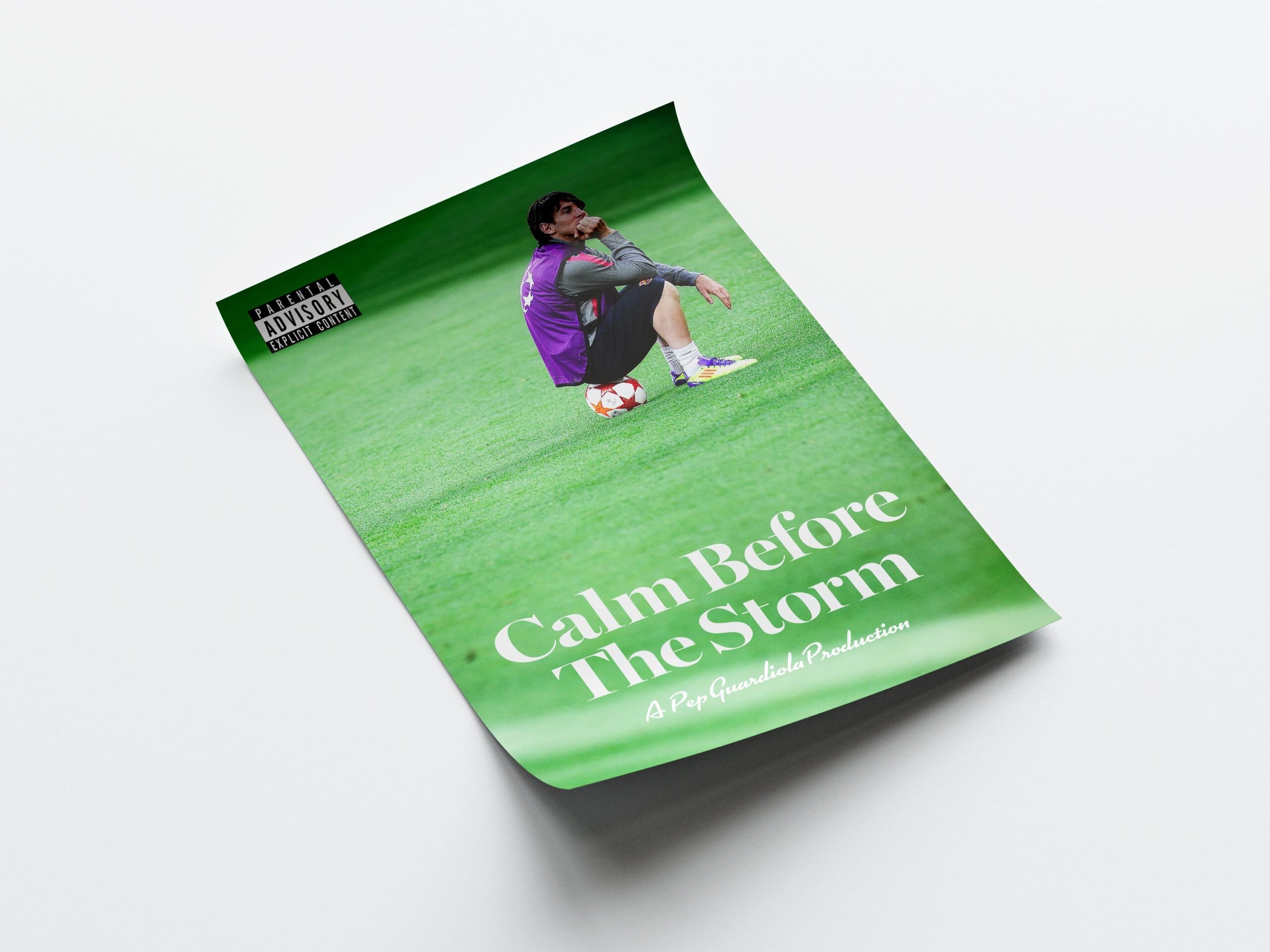 Lionel Messi 'Calm Before The Storm' Poster - Image 4