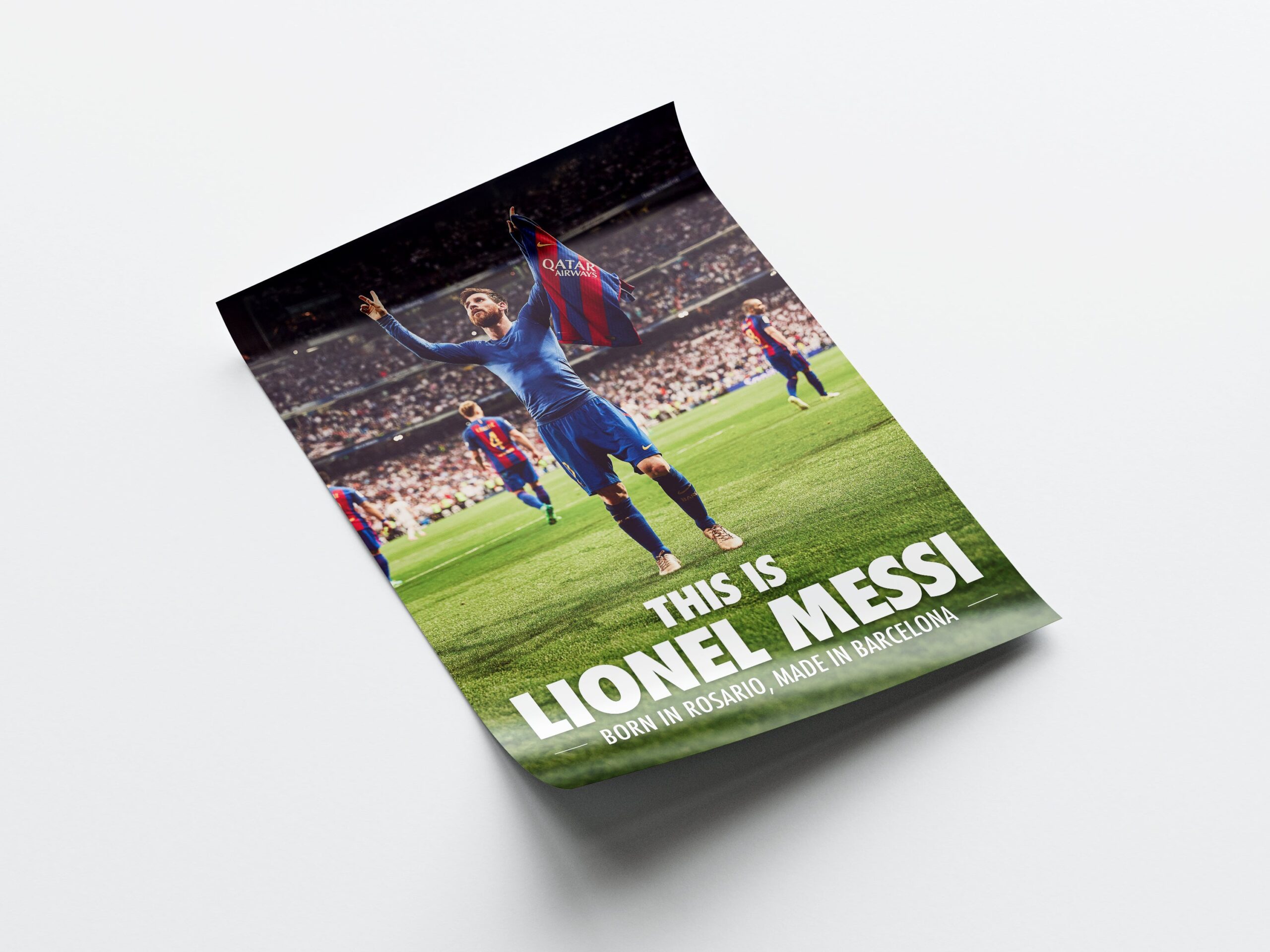 Lionel Messi 'Made In Barcelona' Poster - Image 4