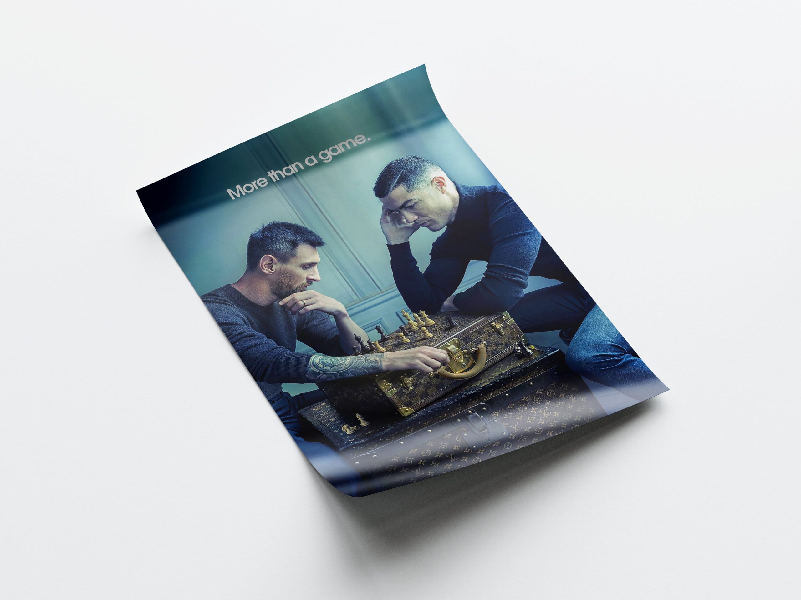 Messi & Ronaldo 'More Than A Game' Poster - Image 4