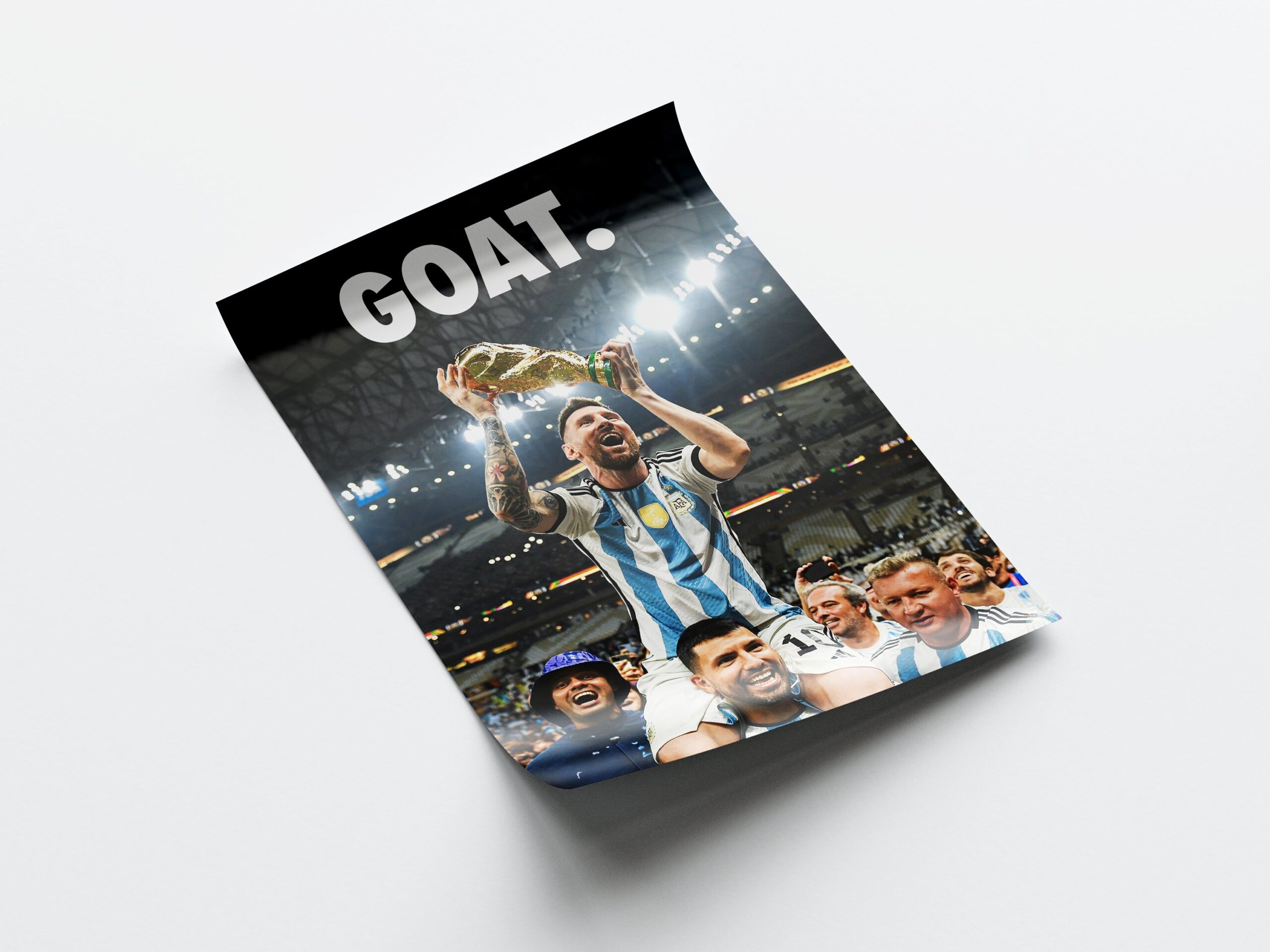 Lionel Messi 'GOAT' Poster - Image 4