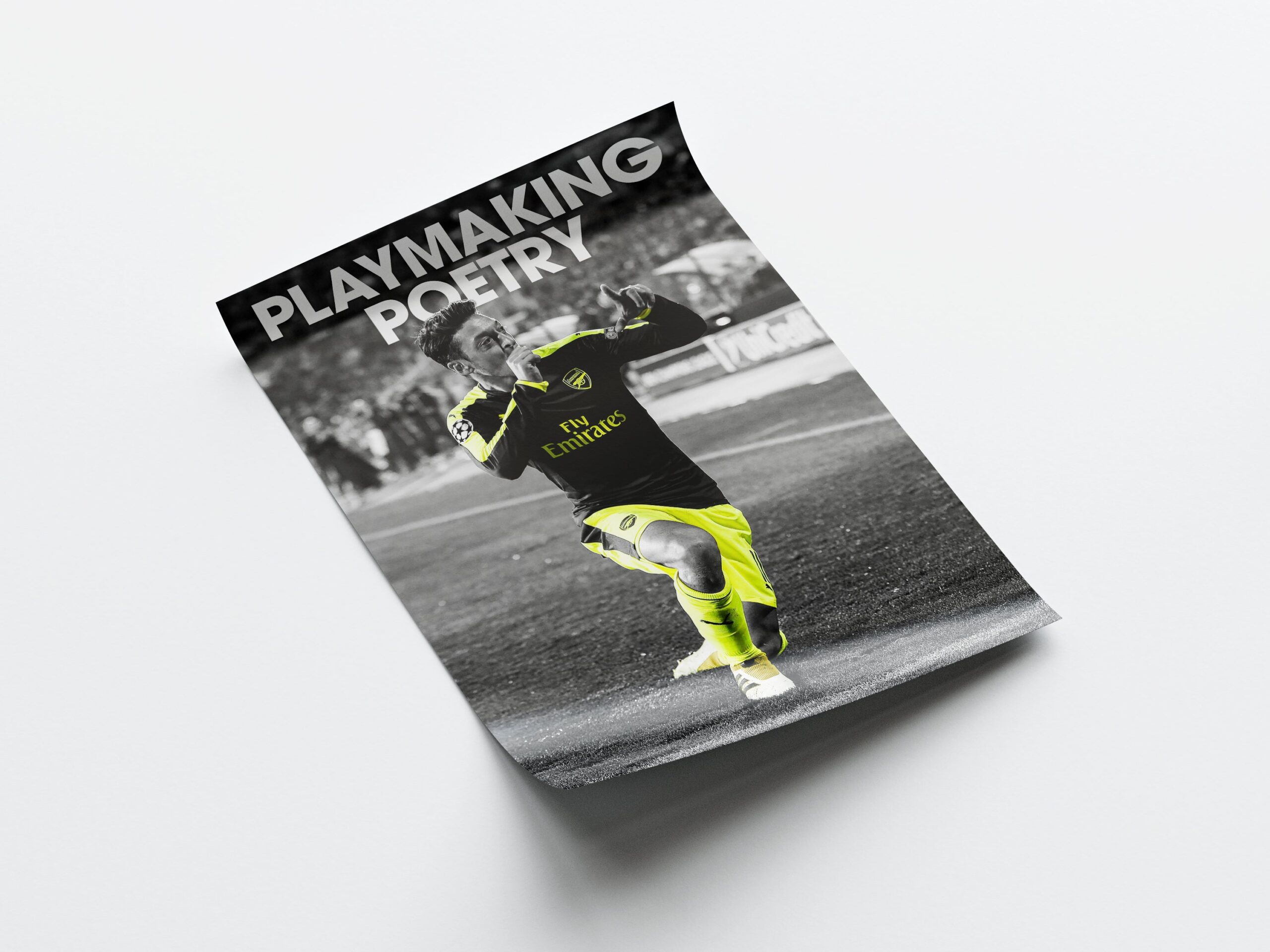 Mesut Ozil 'Playmaking Poetry' Poster - Image 4