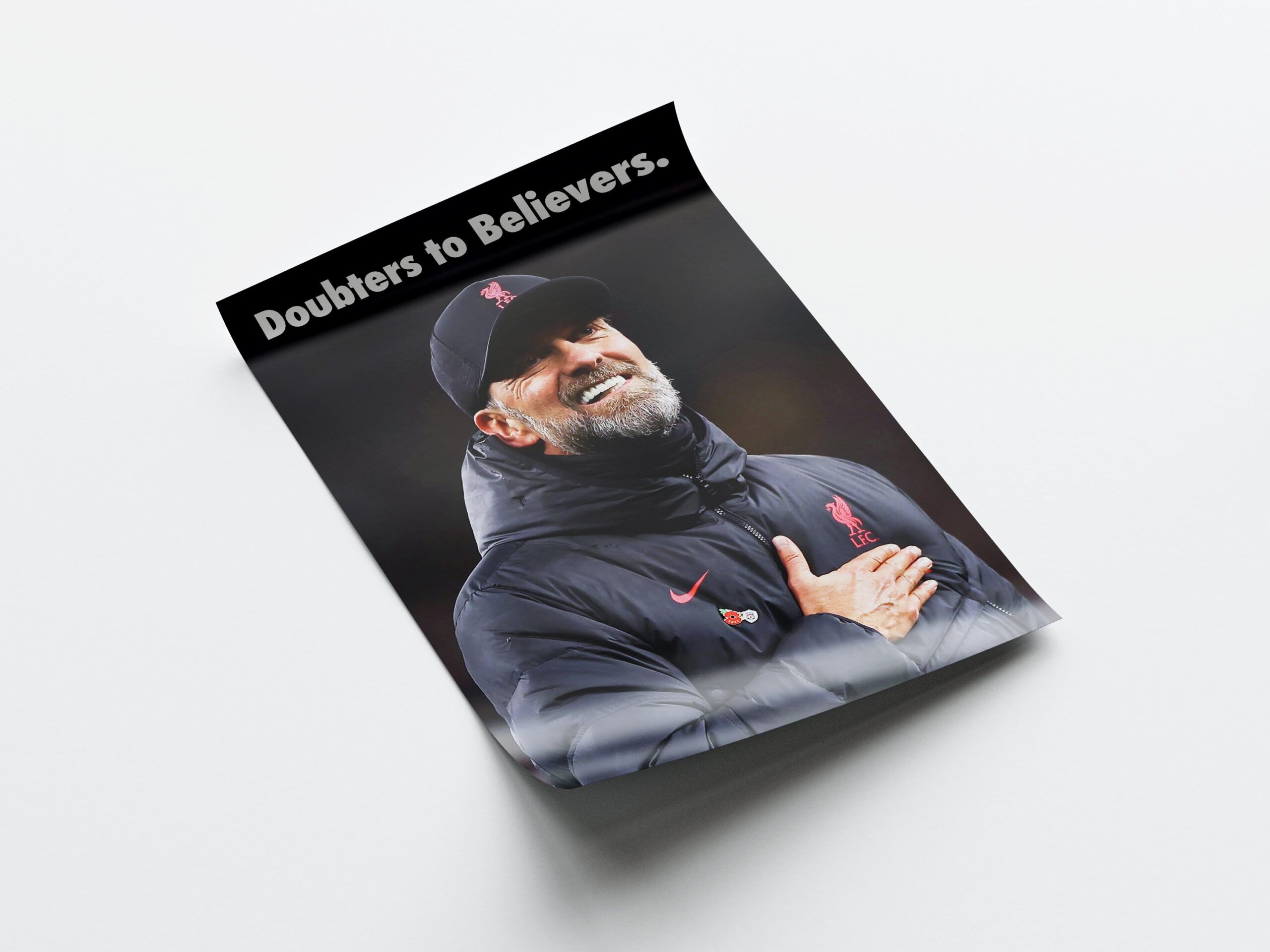 Jurgen Klopp 'Doubters To Believers' Poster - Image 4