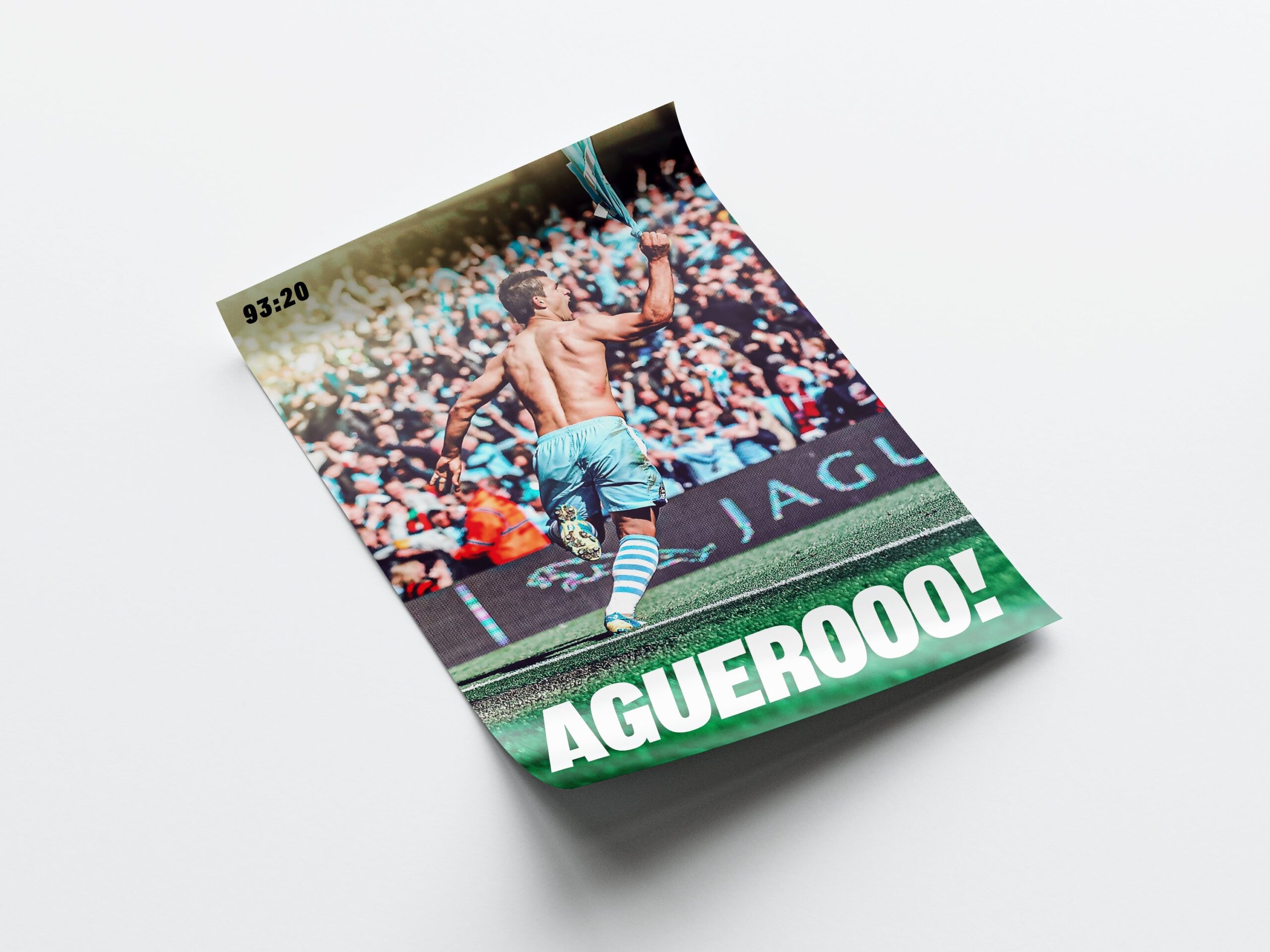 Manchester City 'Aguerooo' Poster - Image 4