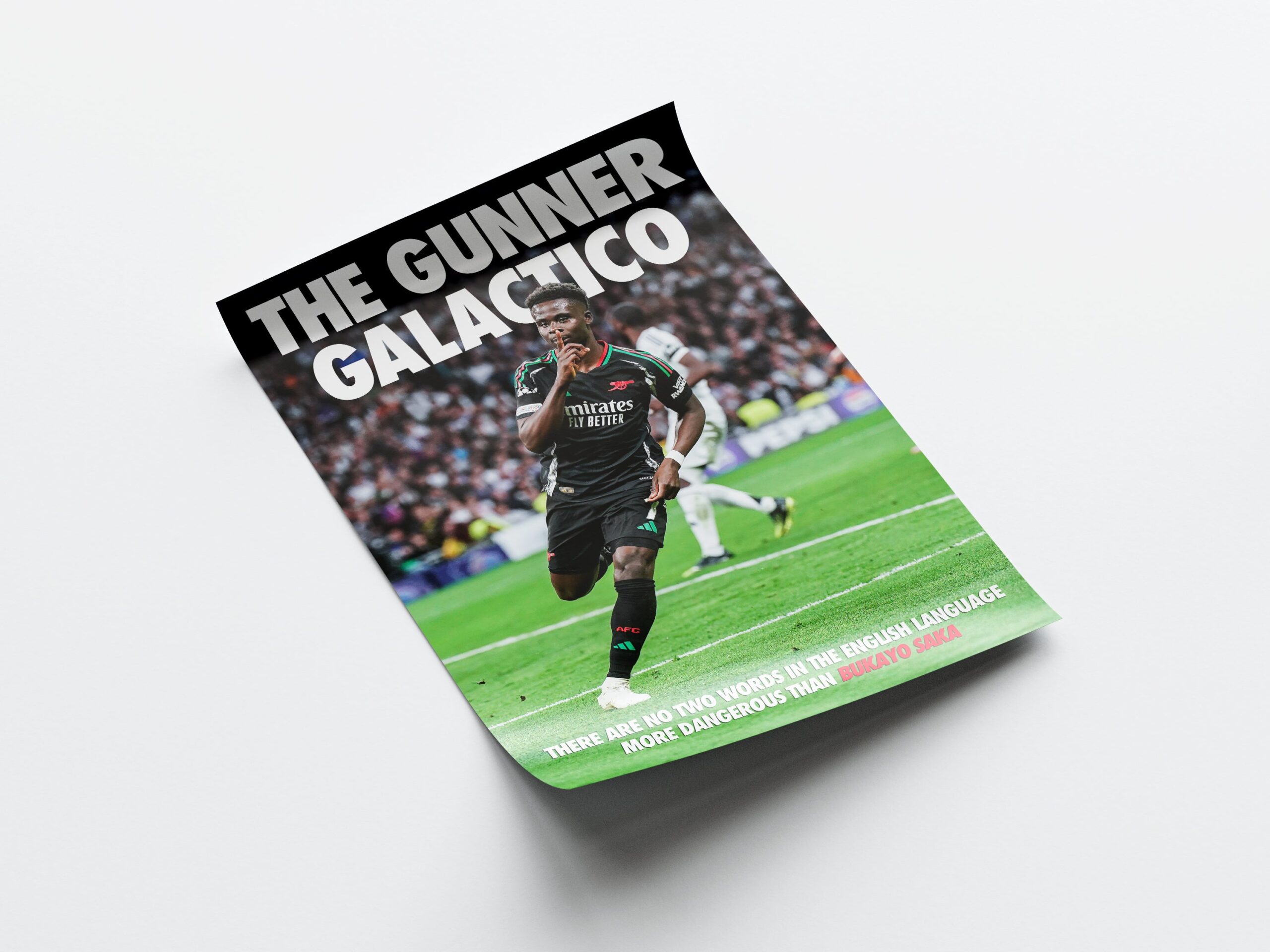 Bukayo Saka 'Gunner Galactico' Poster - Image 4