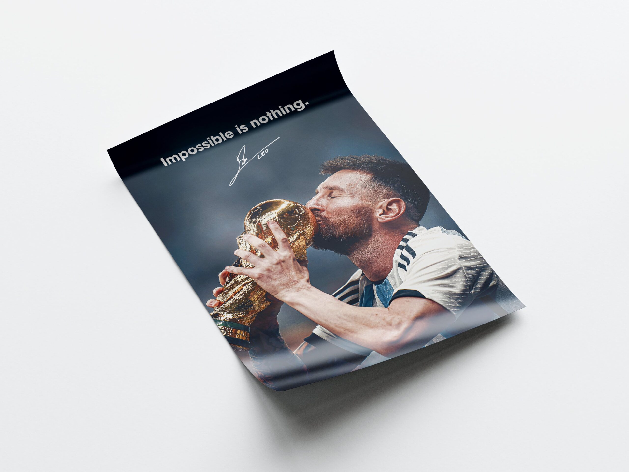 Lionel Messi 'Impossible Is Nothing' Poster - Image 4