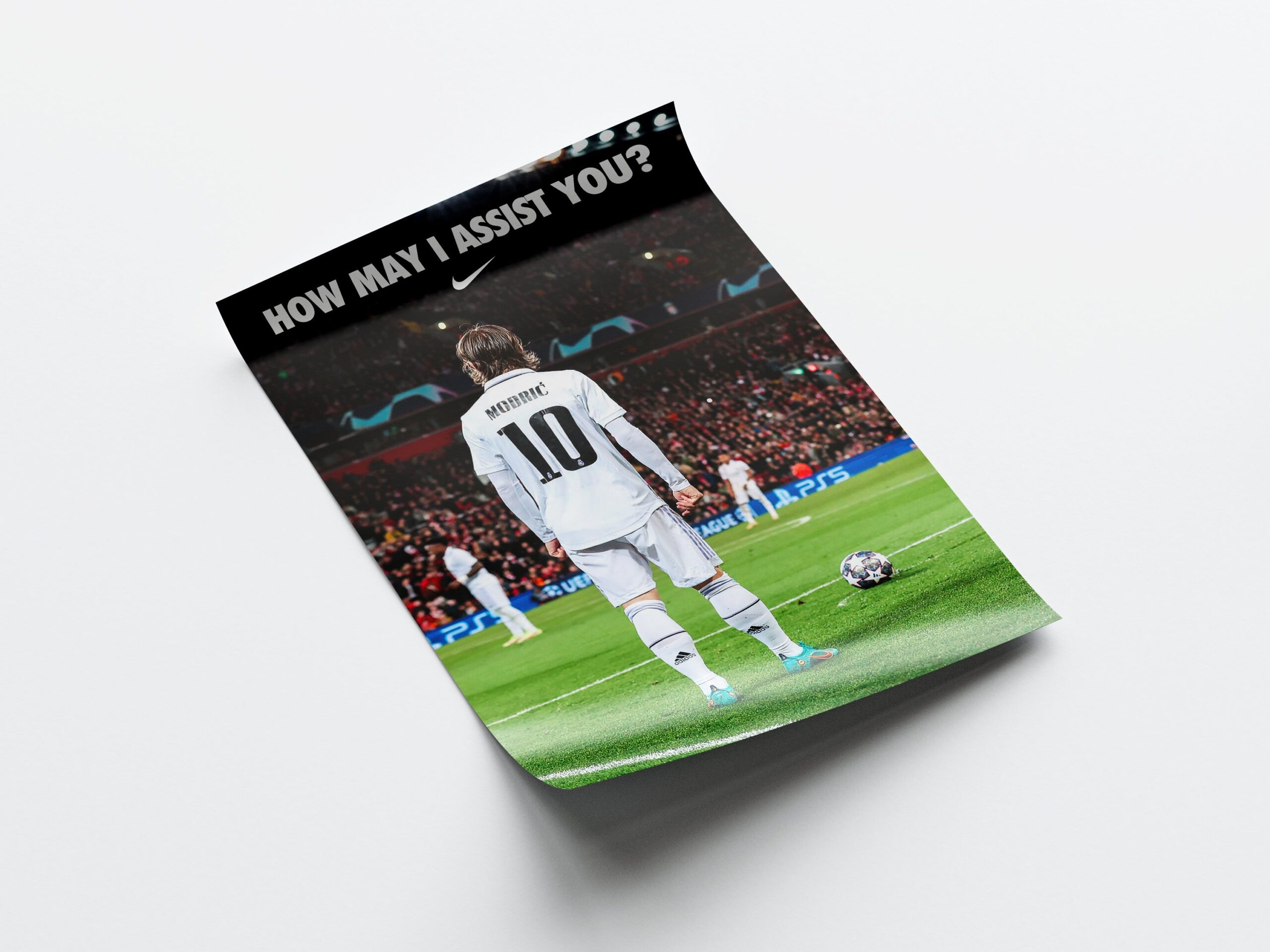 Luka Modric 'How May I Assist You?' Poster - Image 4