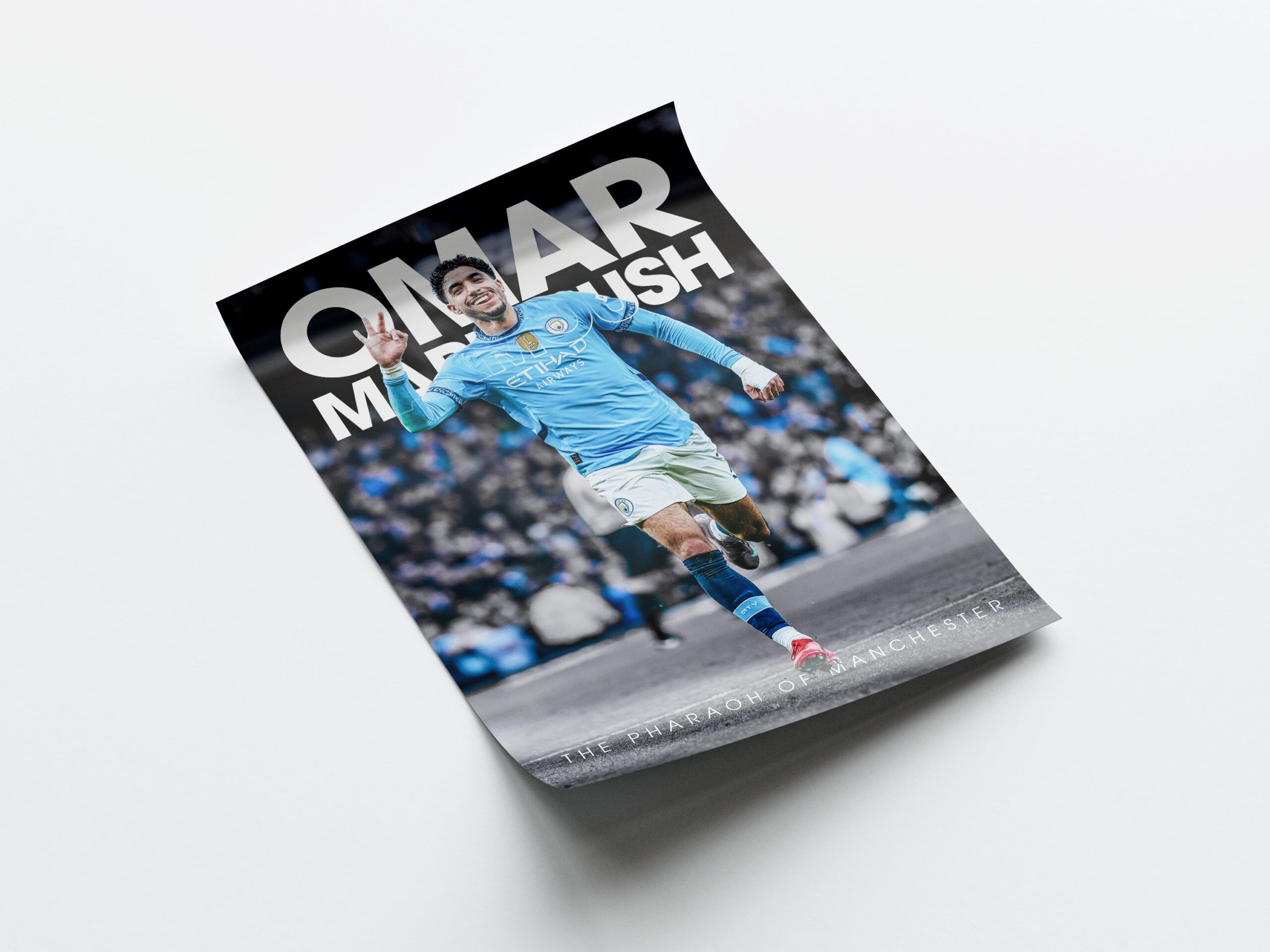 Omar Marmoush 'Pharaoh Of Manchester' Poster - Image 4