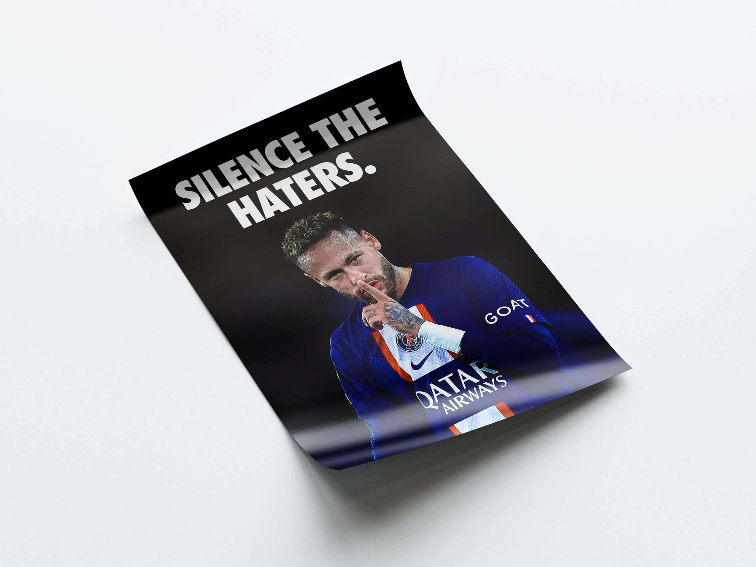 Neymar 'Silence The Haters' Poster - Image 4