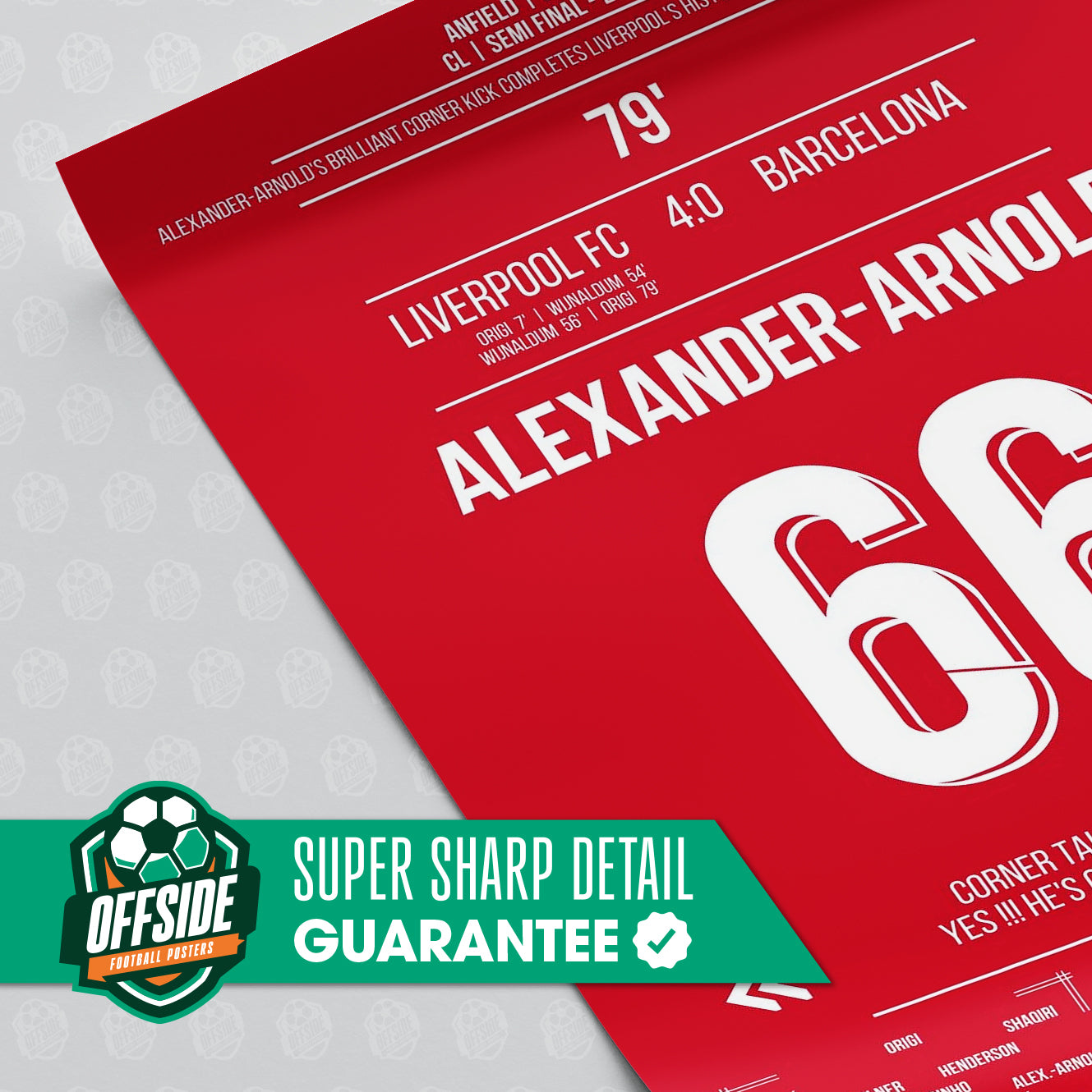 Alexander Arnold 'CL Jersey' Poster - Image 3
