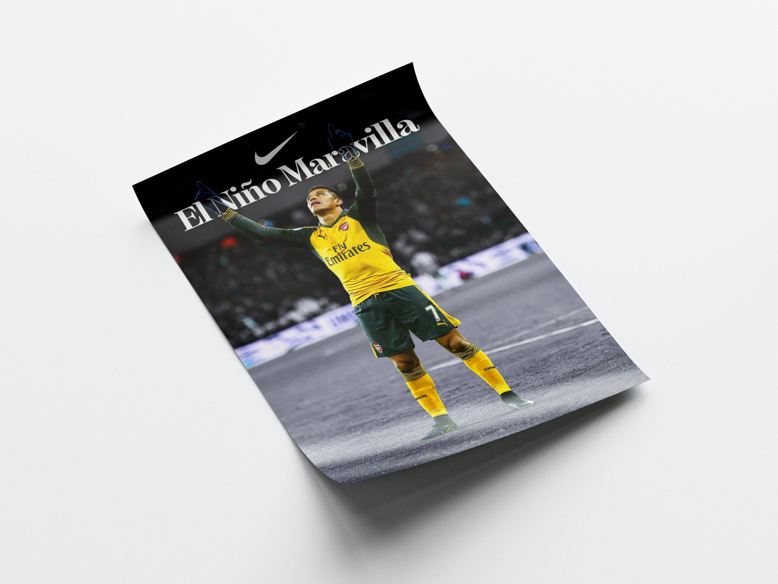 Alexis Sanchez 'El Nino Maravilla' Poster - Image 4