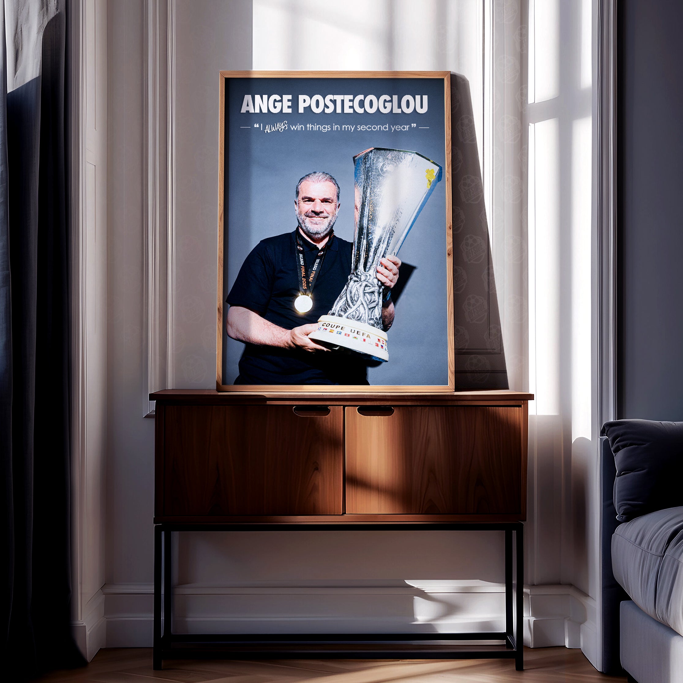 Ange Postecoglou 'Always Win' Poster - Image 2
