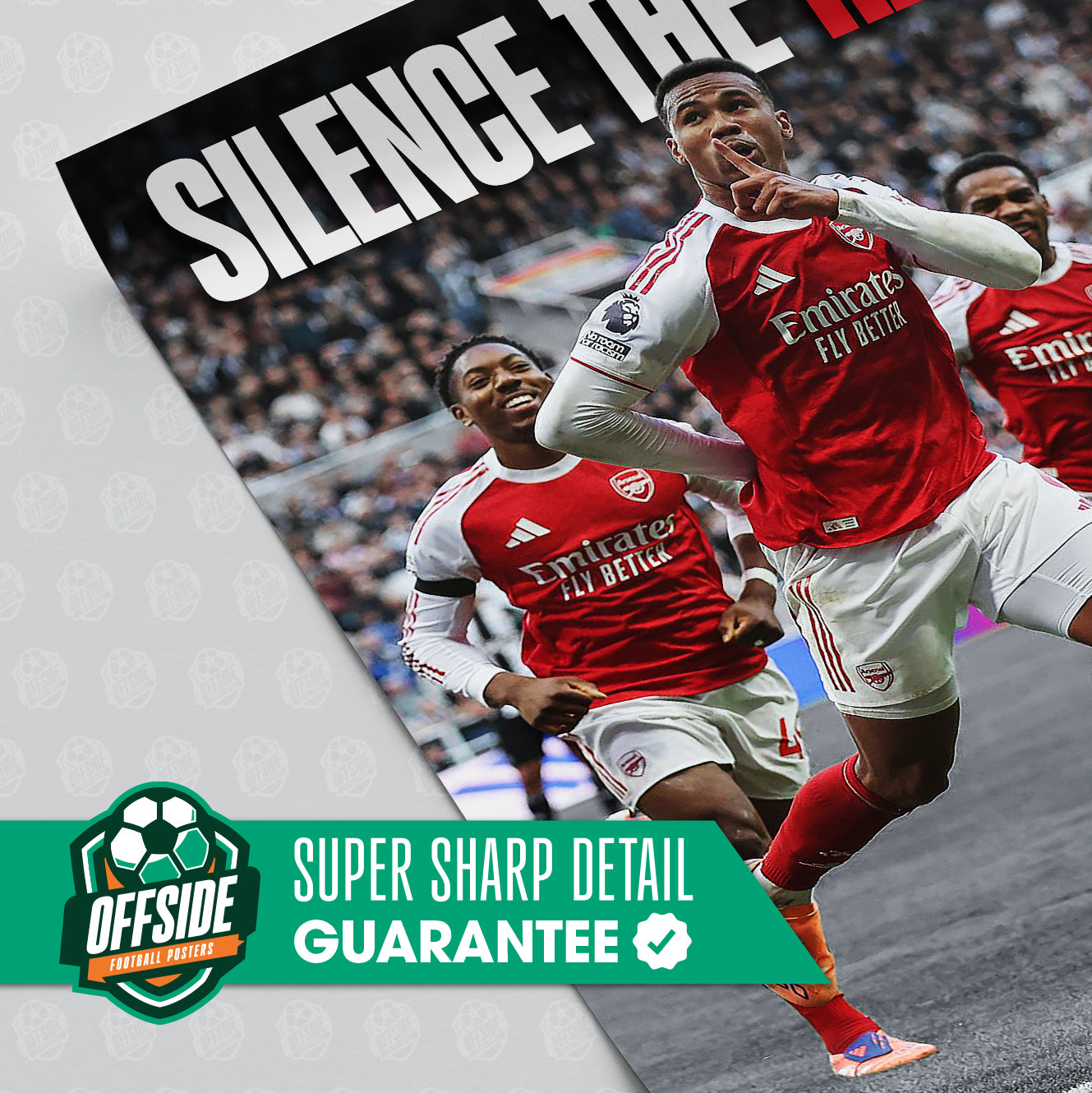 Arsenal 'Silence The Hate' Poster - Image 3