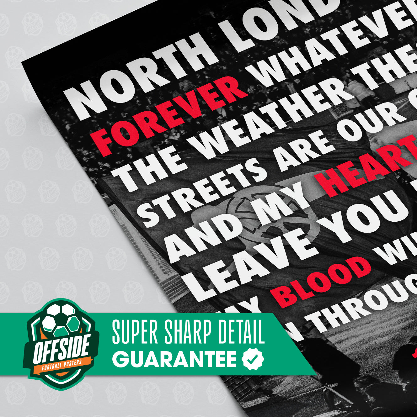 Arsenal 'North London Forever' Poster - Image 3