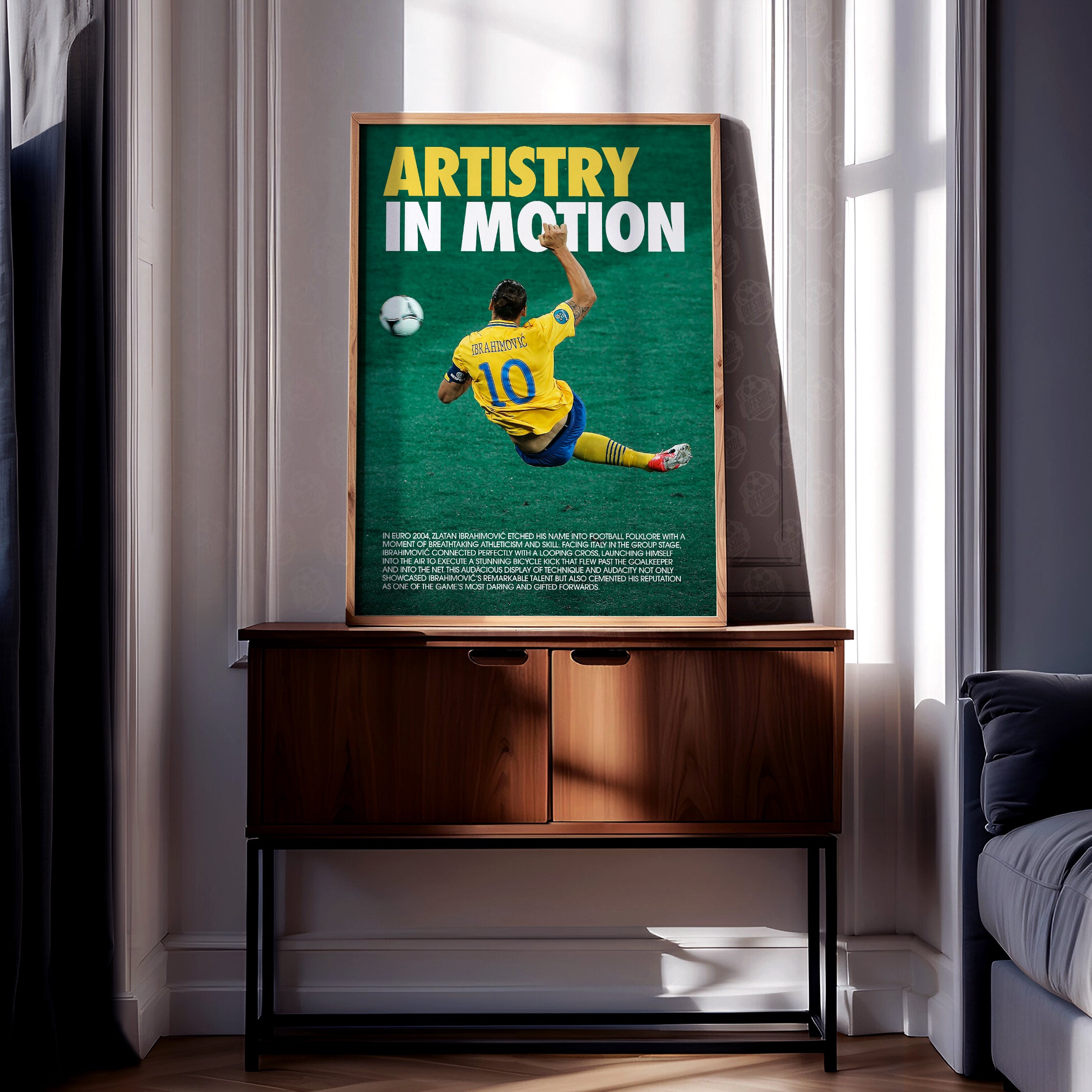 Zlatan Ibrahimovic 'Artistry In Motion' Poster - Image 2