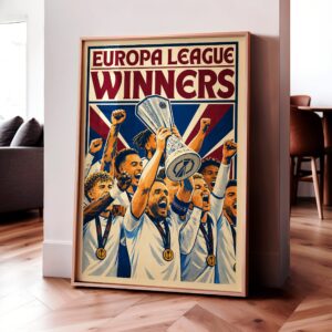 Aston Villa 'UEL Champions' Poster