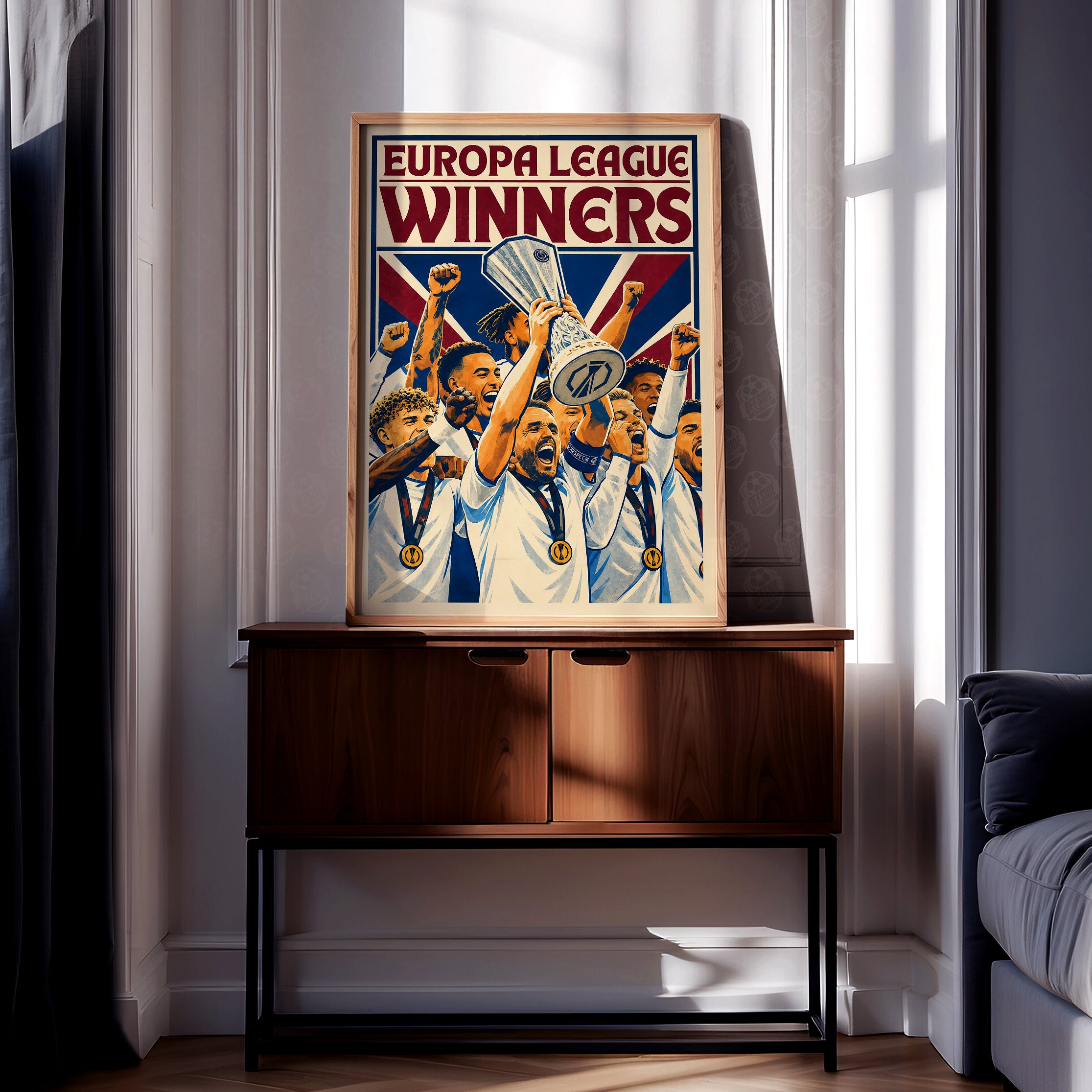 Aston Villa 'UEL Champions' Poster - Image 2
