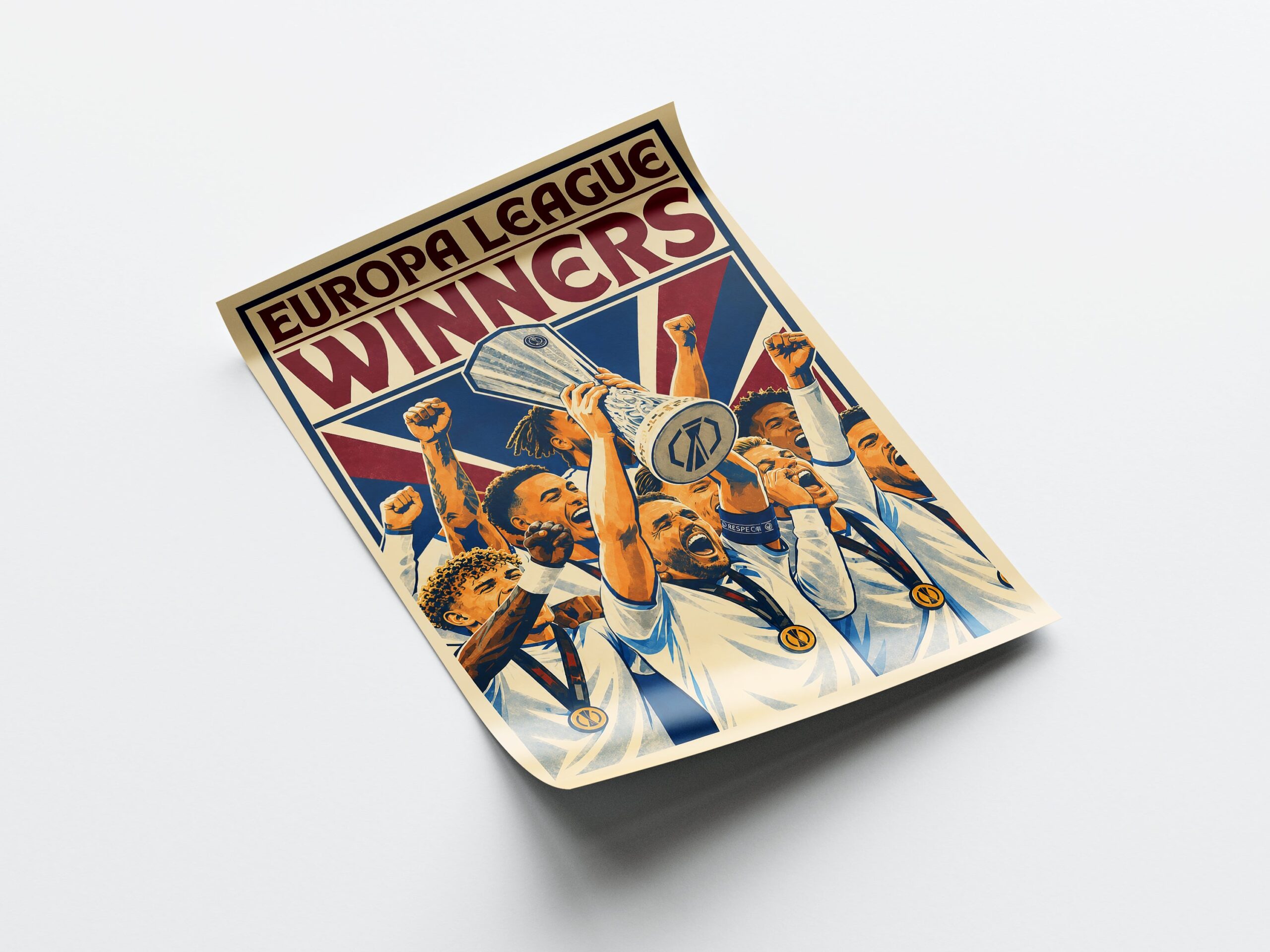 Aston Villa 'UEL Champions' Poster - Image 4